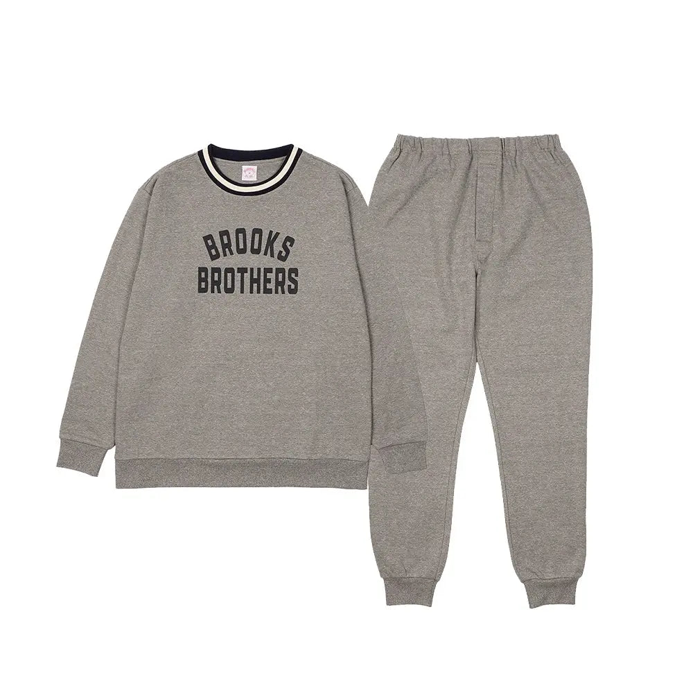 Brooks Brothers ブルックス ブラザーズ パジャマ 裏毛裏起毛 杢調無地クルー - パジャマ Green / L RENOWNINX ONLINE SHOP