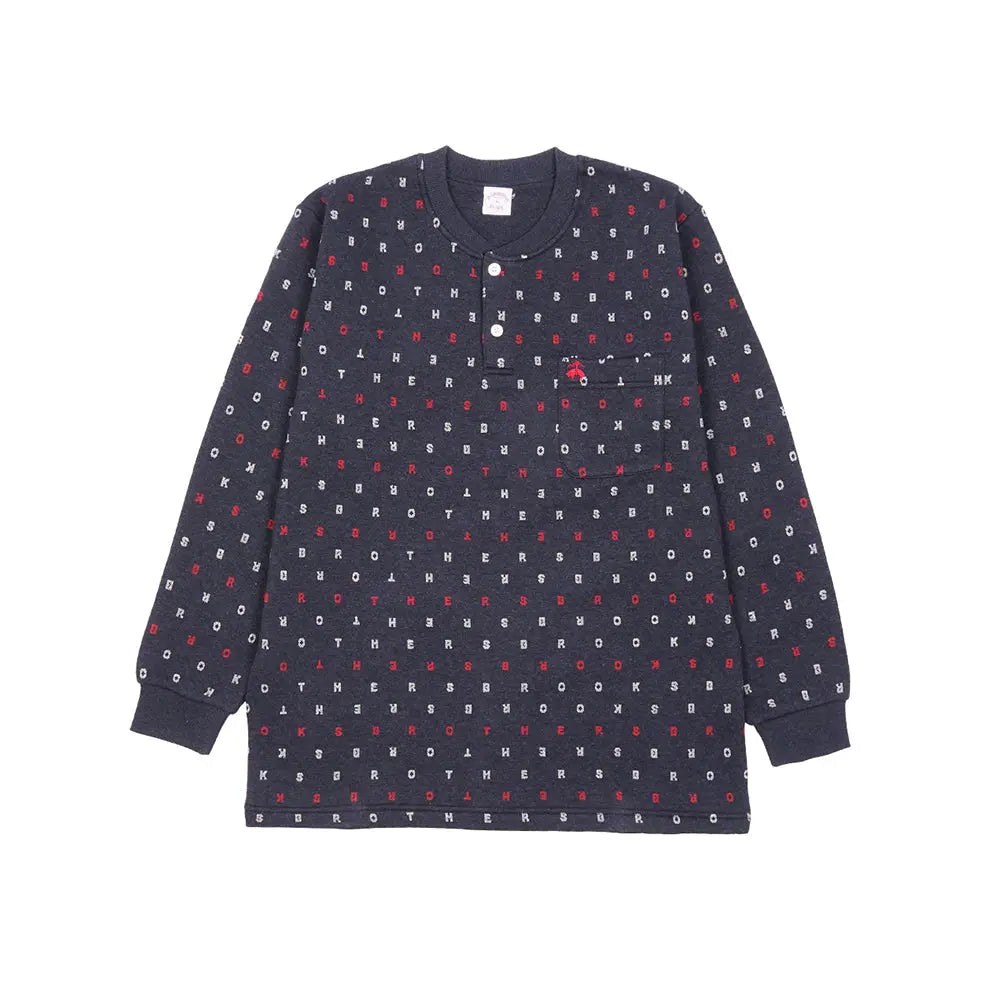 Brooks Brothers ブルックス ブラザーズ パジャマ キルトロゴジャガードヘンリー - パジャマ RENOWNINX ONLINE SHOP