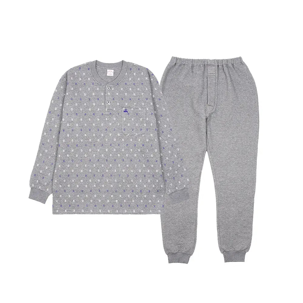 Brooks Brothers ブルックス ブラザーズ パジャマ キルトロゴジャガードヘンリー - パジャマ Gray / L RENOWNINX ONLINE SHOP