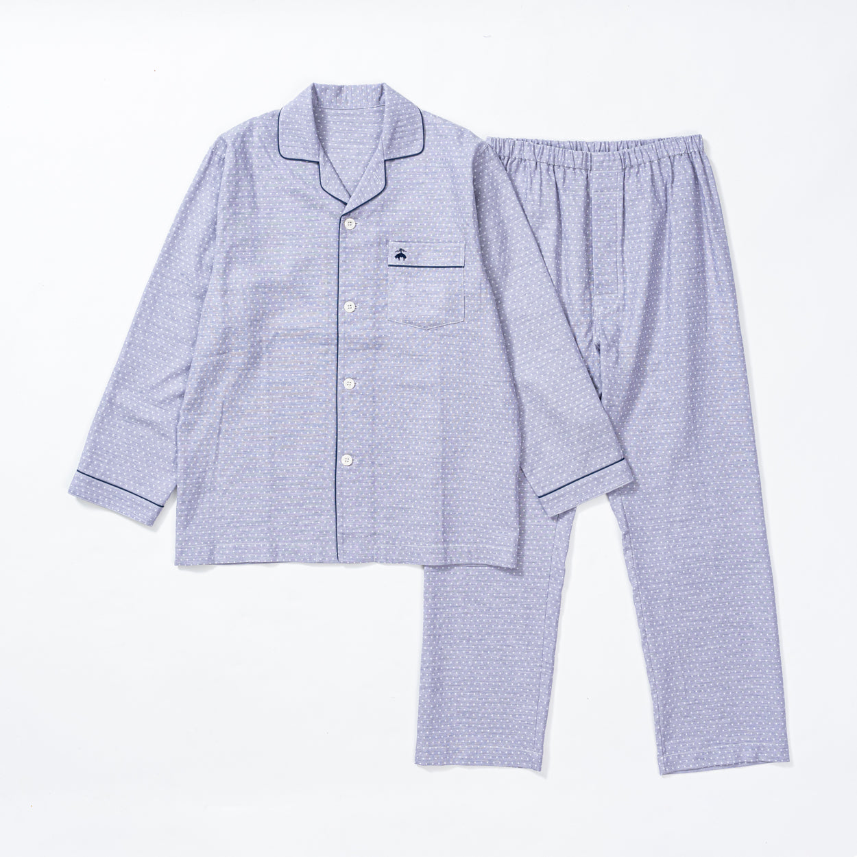 Brooks Brothers ブルックス ブラザーズ パジャマ ダブルガーゼドットジャカード - パジャマ RENOWNINX ONLINE SHOP
