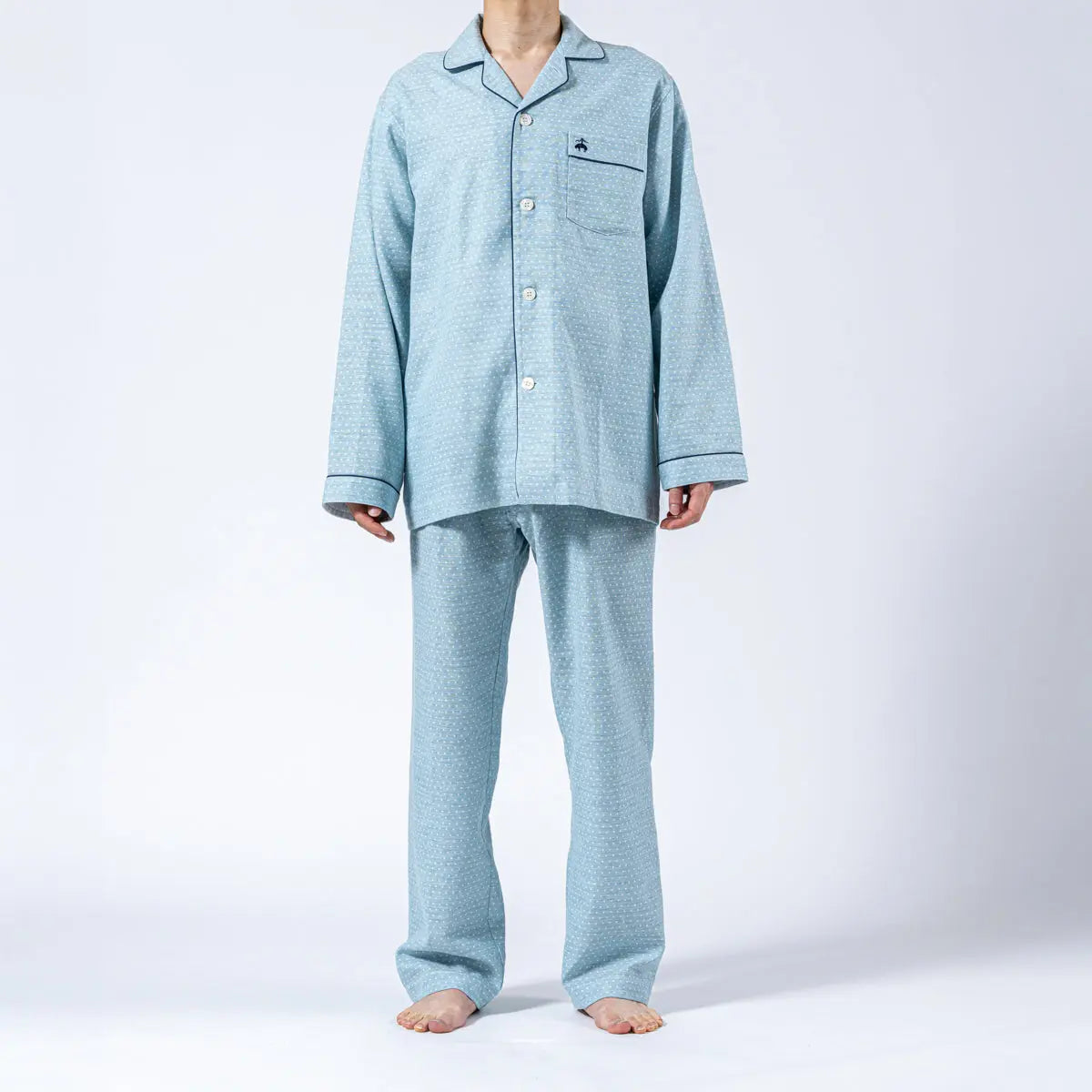 Brooks Brothers ブルックス ブラザーズ パジャマ ダブルガーゼドットジャカード - パジャマ RENOWNINX ONLINE SHOP