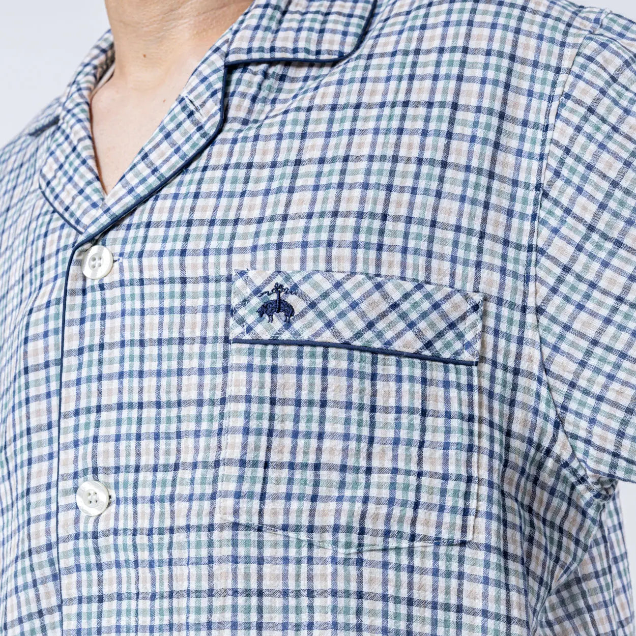 Brooks Brothers ブルックス ブラザーズ パジャマ やわらかダブルガーゼチェック - パジャマ RENOWNINX ONLINE SHOP