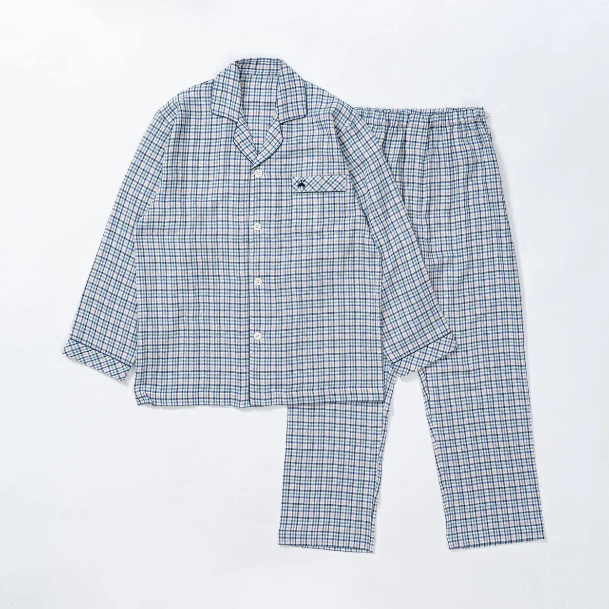 Brooks Brothers ブルックス ブラザーズ パジャマ やわらかダブルガーゼチェック - パジャマ Green / L RENOWNINX ONLINE SHOP