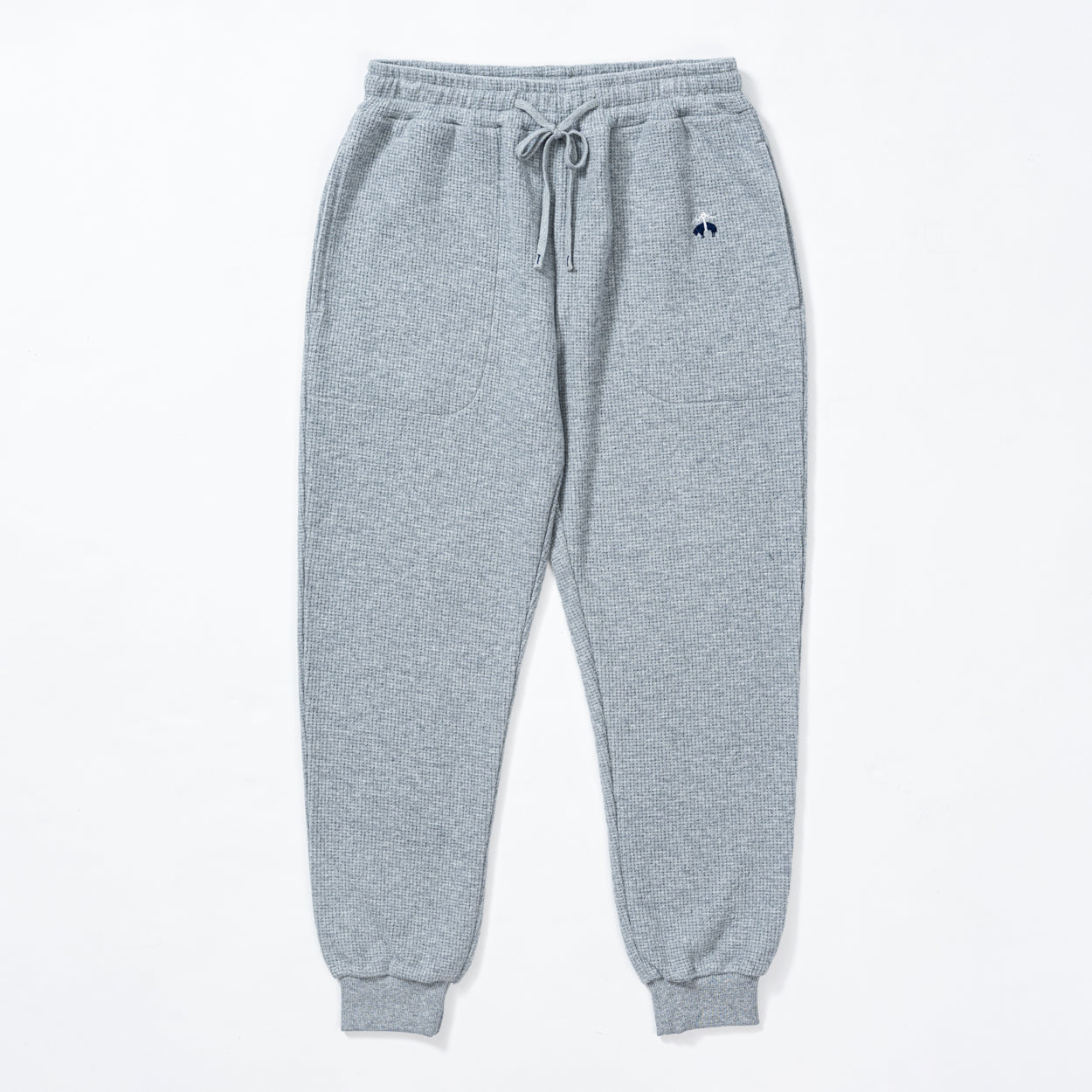 Brooks Brothers ブルックス ブラザーズ ニットワッフルイージーパンツ リブツキ - ルームウェア Gray / L RENOWNINX ONLINE SHOP