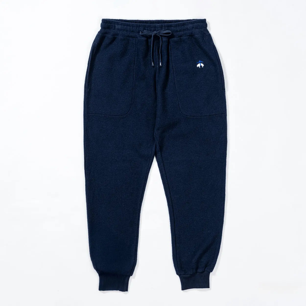 Brooks Brothers ブルックス ブラザーズ ニットワッフルイージーパンツ リブツキ - ルームウェア Navy / L RENOWNINX ONLINE SHOP