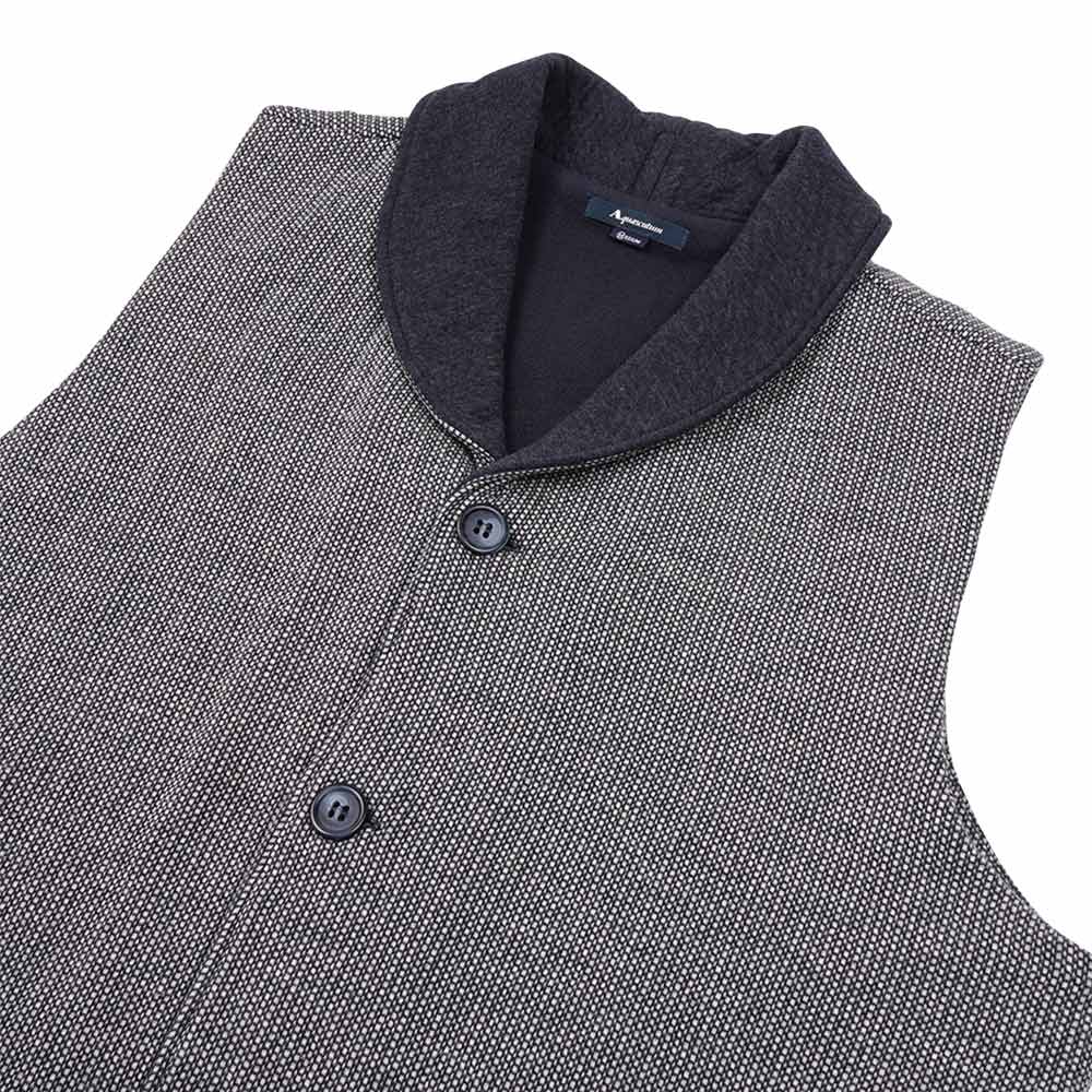 Aquascutum アクアスキュータム キルト杢無地ベスト - ガウンはおりもの RENOWNINX ONLINE SHOP