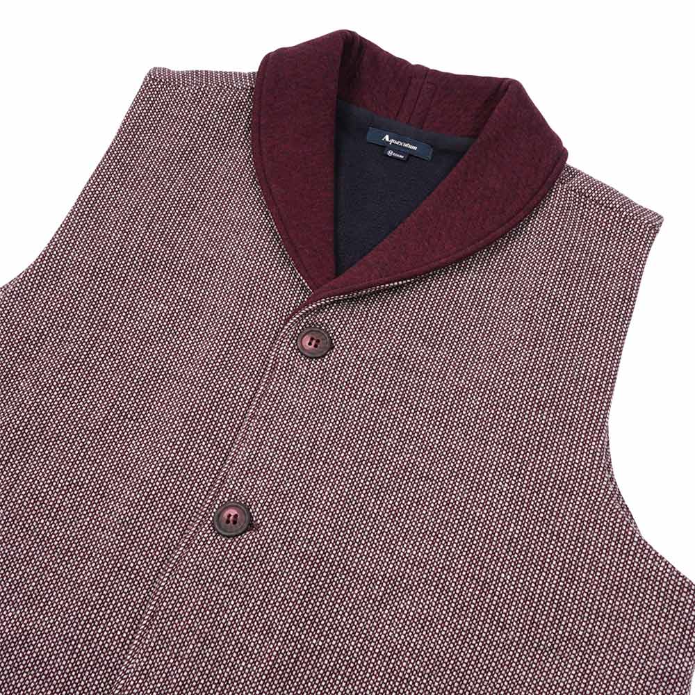 Aquascutum アクアスキュータム キルト杢無地ベスト - ガウンはおりもの RENOWNINX ONLINE SHOP