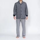 Aquascutum アクアスキュータム  キルト杢バーズアイジャケット - ガウンはおりもの  RENOWNINX ONLINE SHOP