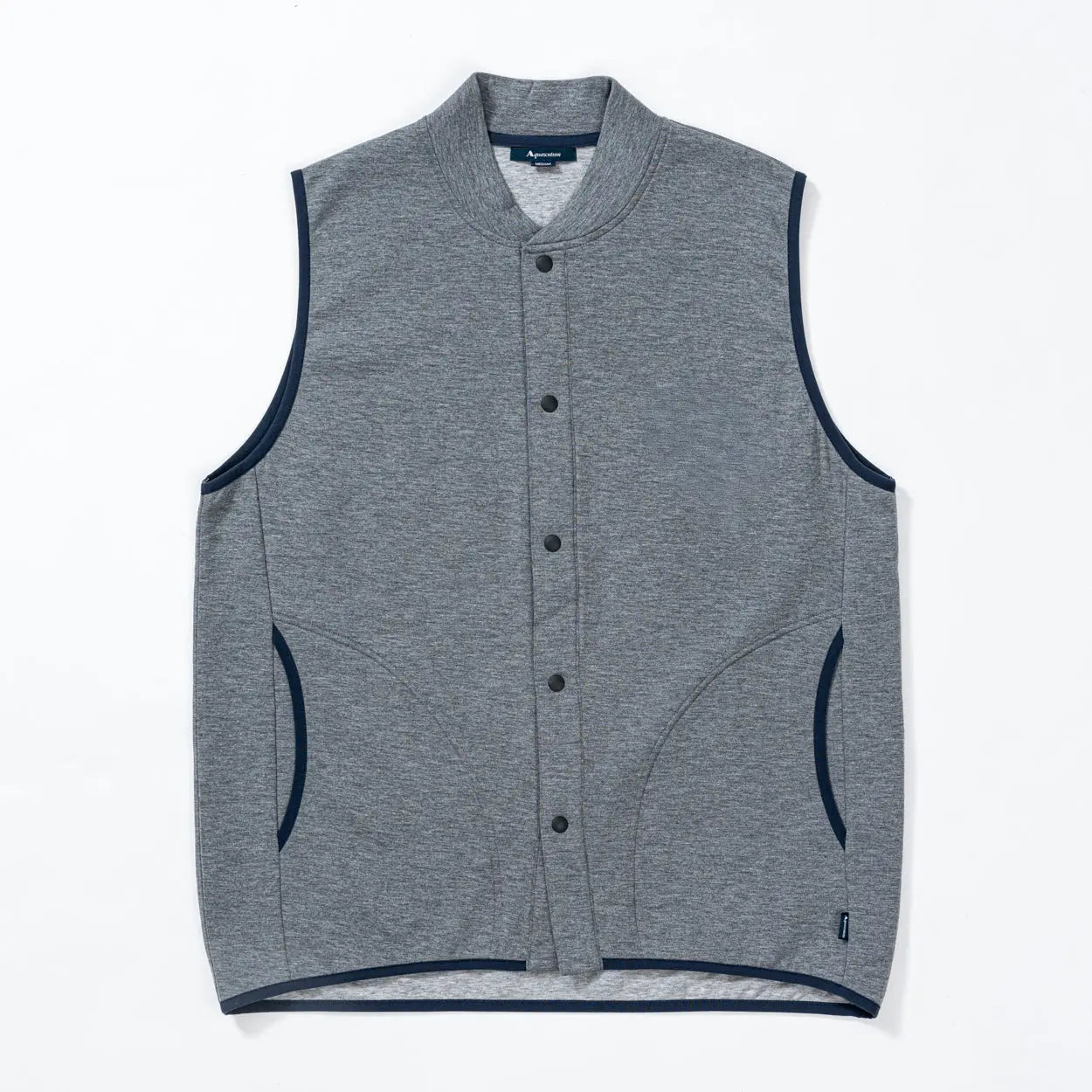 Aquascutum アクアスキュータム TR Cカードボード無地ベスト - ガウンはおりもの Gray / L RENOWNINX ONLINE SHOP