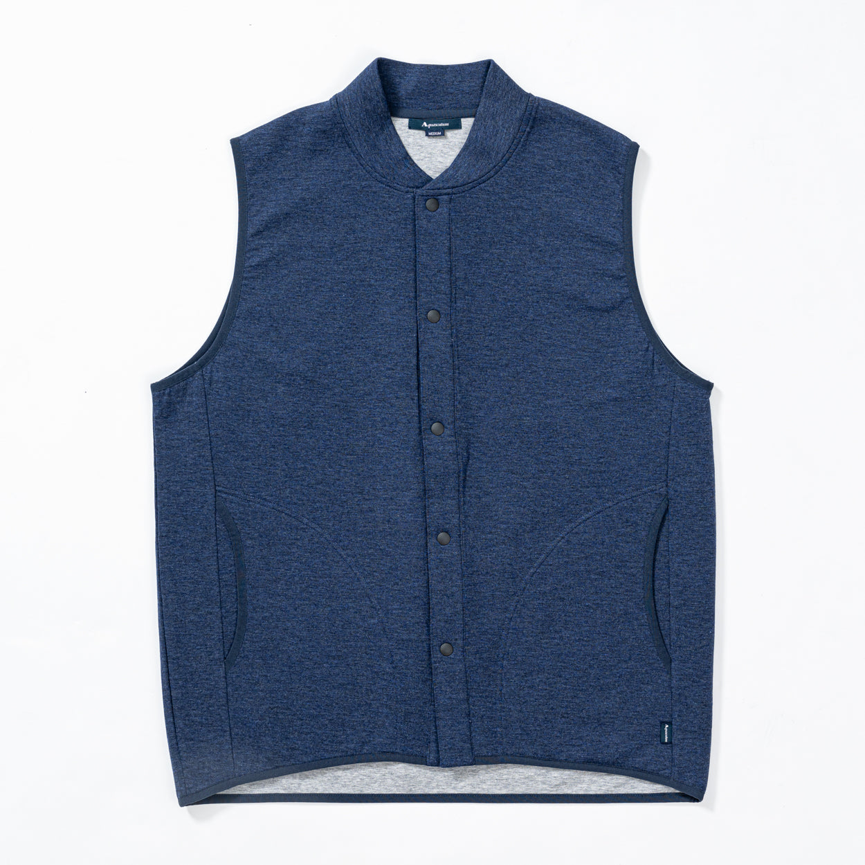 Aquascutum アクアスキュータム TR Cカードボード無地ベスト - ガウンはおりもの Navy / L RENOWNINX ONLINE SHOP