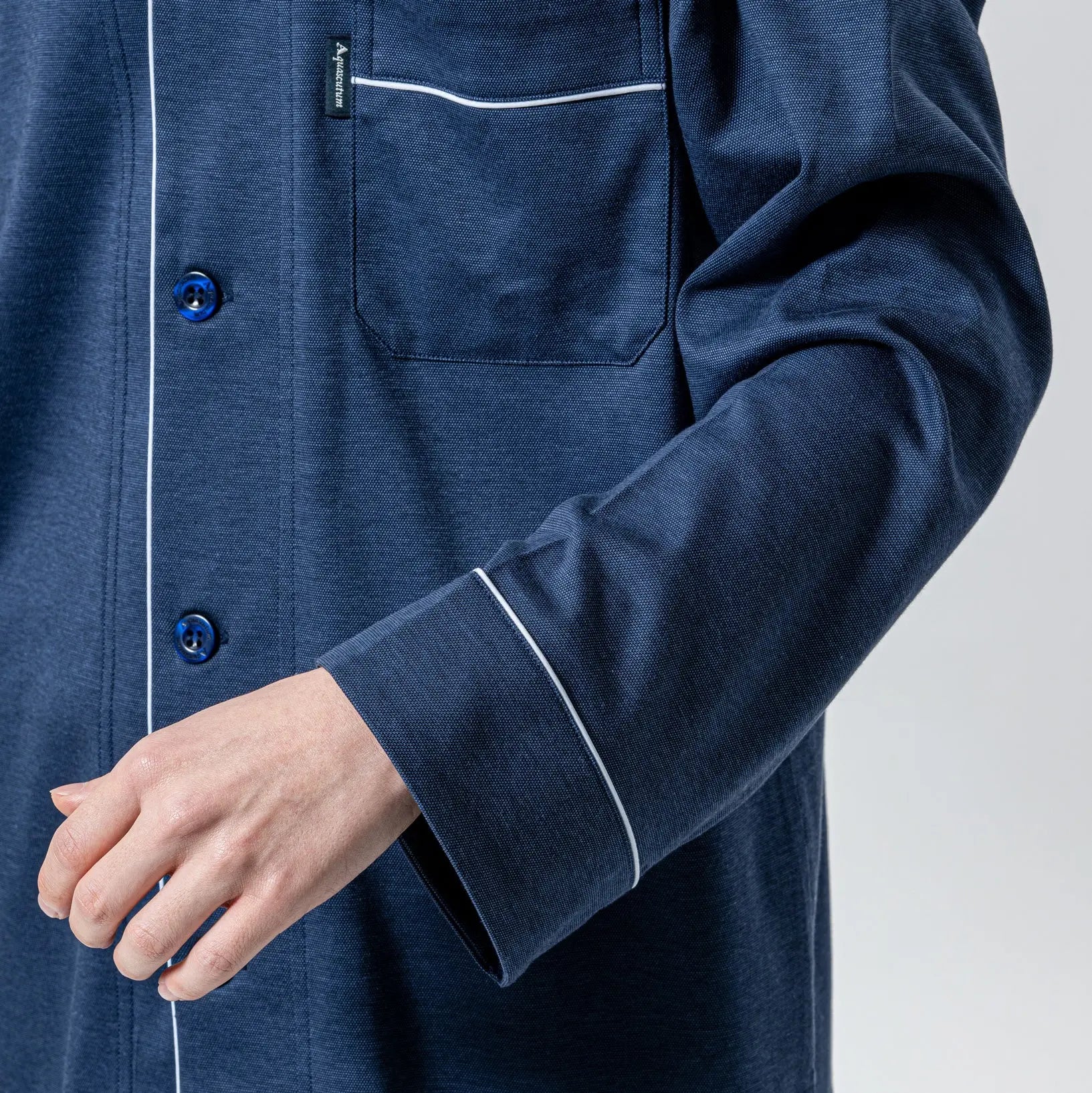 Aquascutum アクアスキュータム パジャマ リキッドコットンバーズアイ - パジャマ  RENOWNINX ONLINE SHOP
