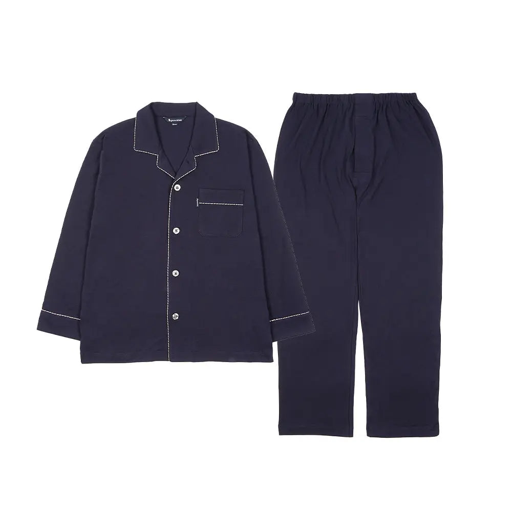 Aquascutum アクアスキュータム パジャマ WAGAMIベア 天竺無地 - パジャマ Navy / L RENOWNINX ONLINE SHOP