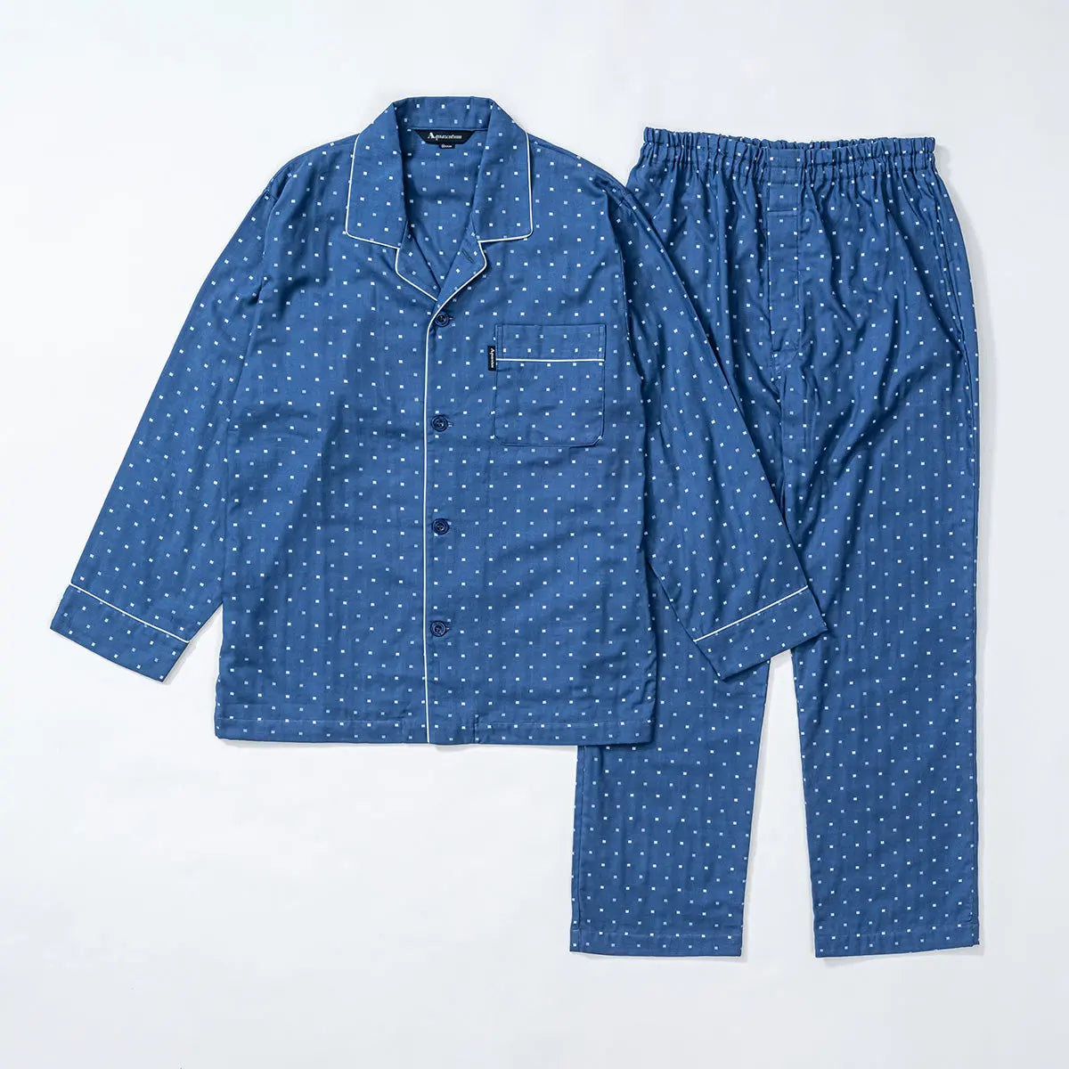 Aquascutum アクアスキュータム パジャマ ガーゼ小紋柄スーパーソフト - パジャマ RENOWNINX ONLINE SHOP