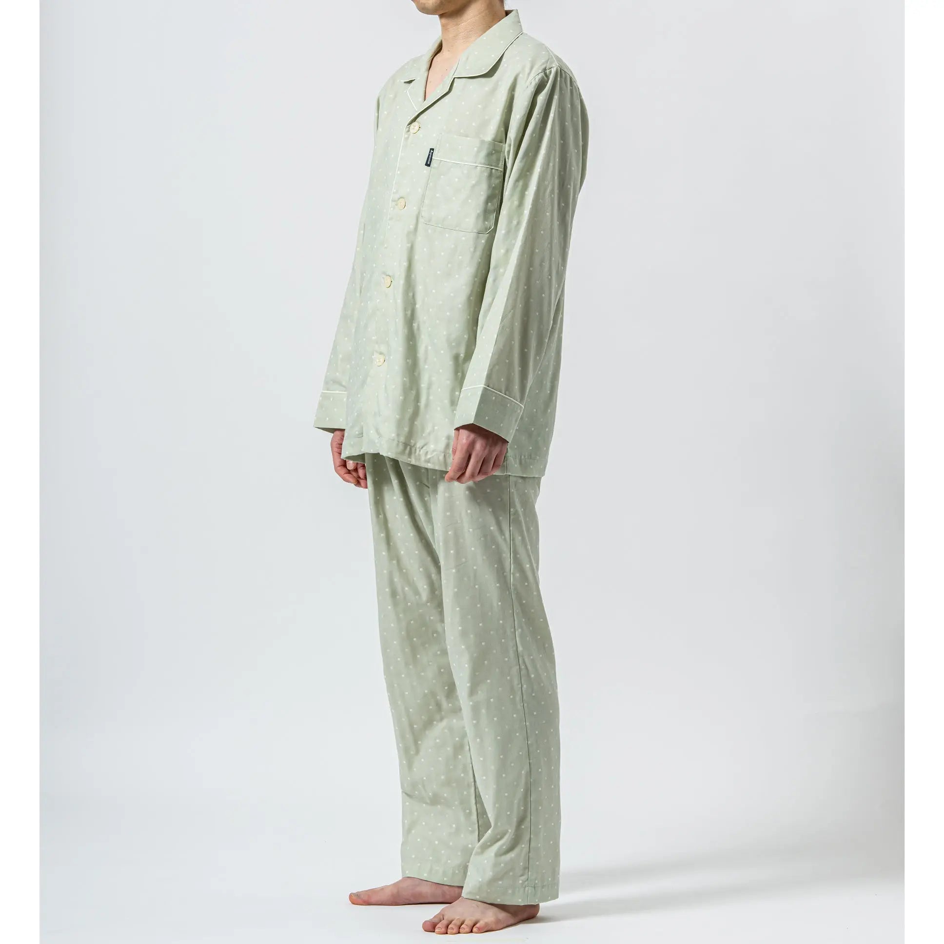 Aquascutum アクアスキュータム パジャマ ガーゼ小紋柄スーパーソフト - パジャマ RENOWNINX ONLINE SHOP