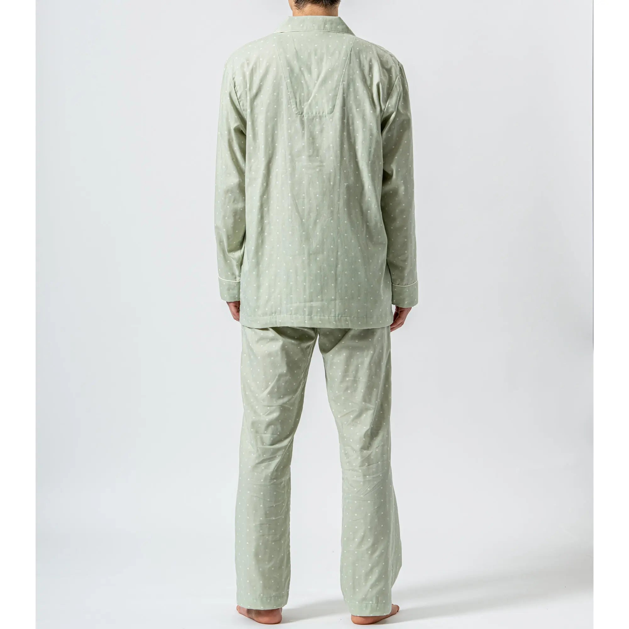 Aquascutum アクアスキュータム パジャマ ガーゼ小紋柄スーパーソフト - パジャマ RENOWNINX ONLINE SHOP