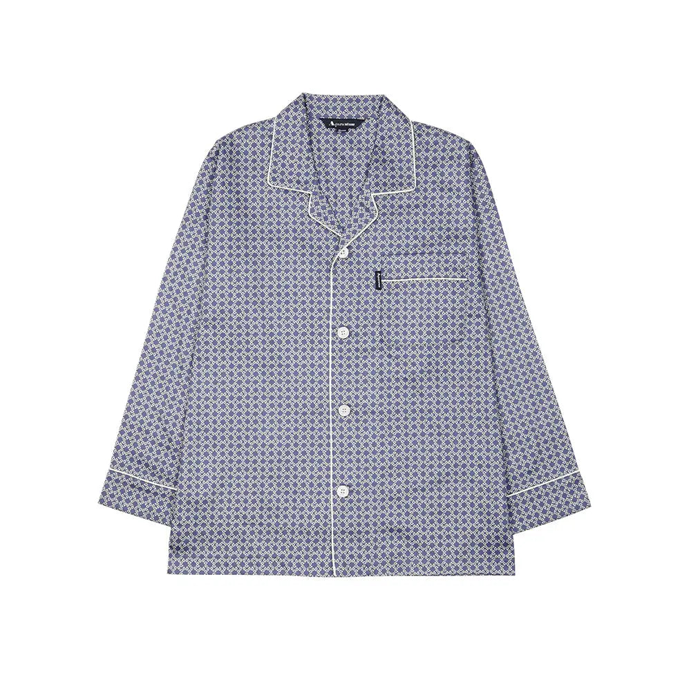 Aquascutum アクアスキュータム 超長綿40サテンプリント小紋 - パジャマ RENOWNINX ONLINE SHOP