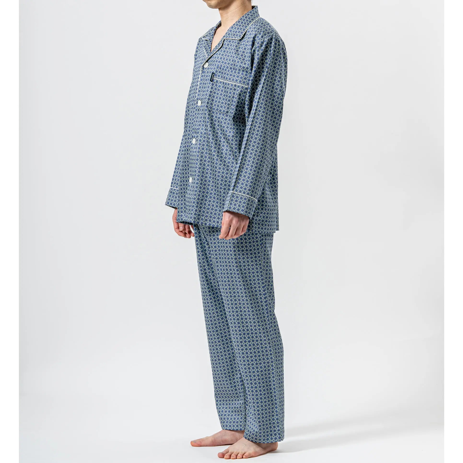 Aquascutum アクアスキュータム 超長綿40サテンプリント小紋 - パジャマ RENOWNINX ONLINE SHOP