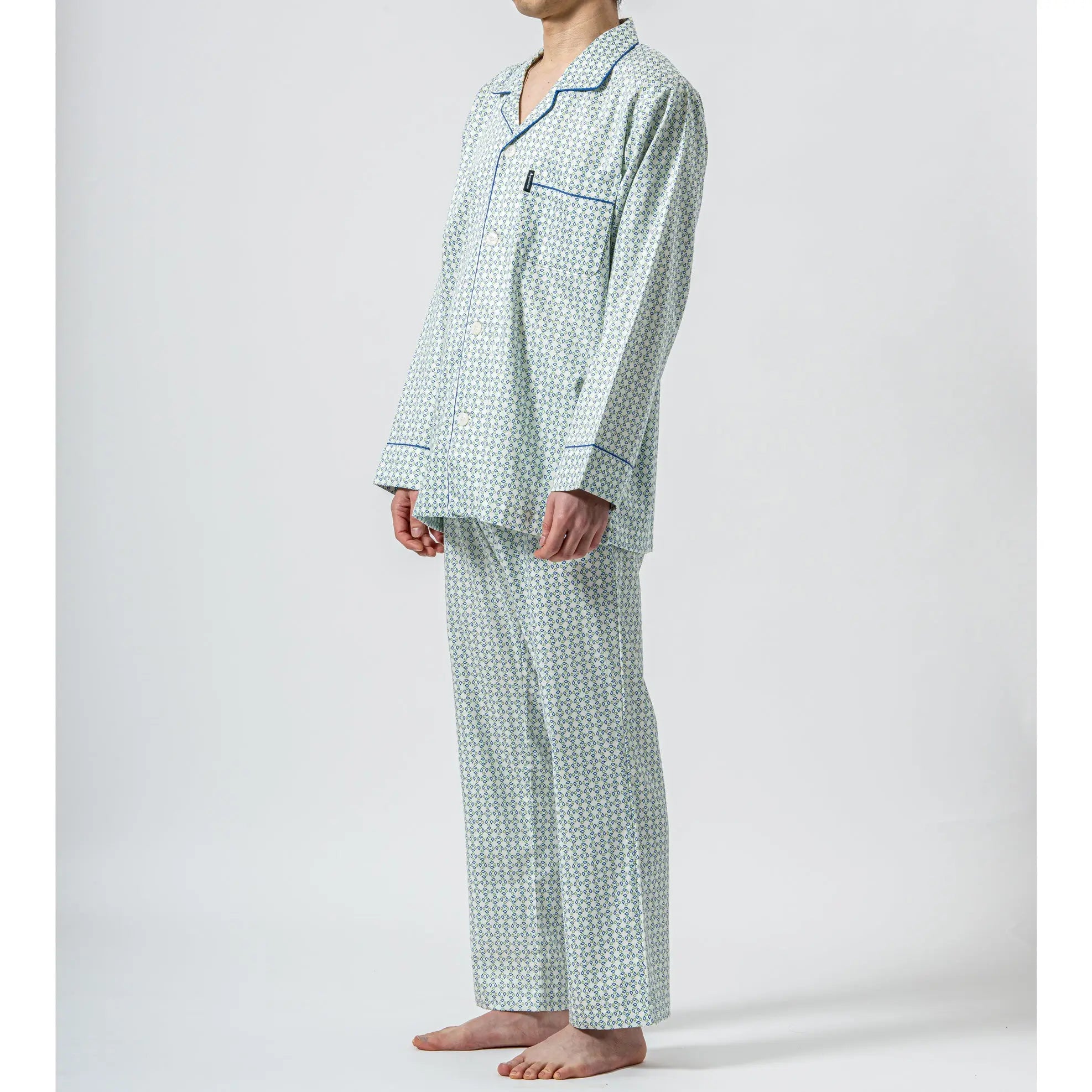 Aquascutum アクアスキュータム 超長綿40サテンプリント小紋 - パジャマ RENOWNINX ONLINE SHOP