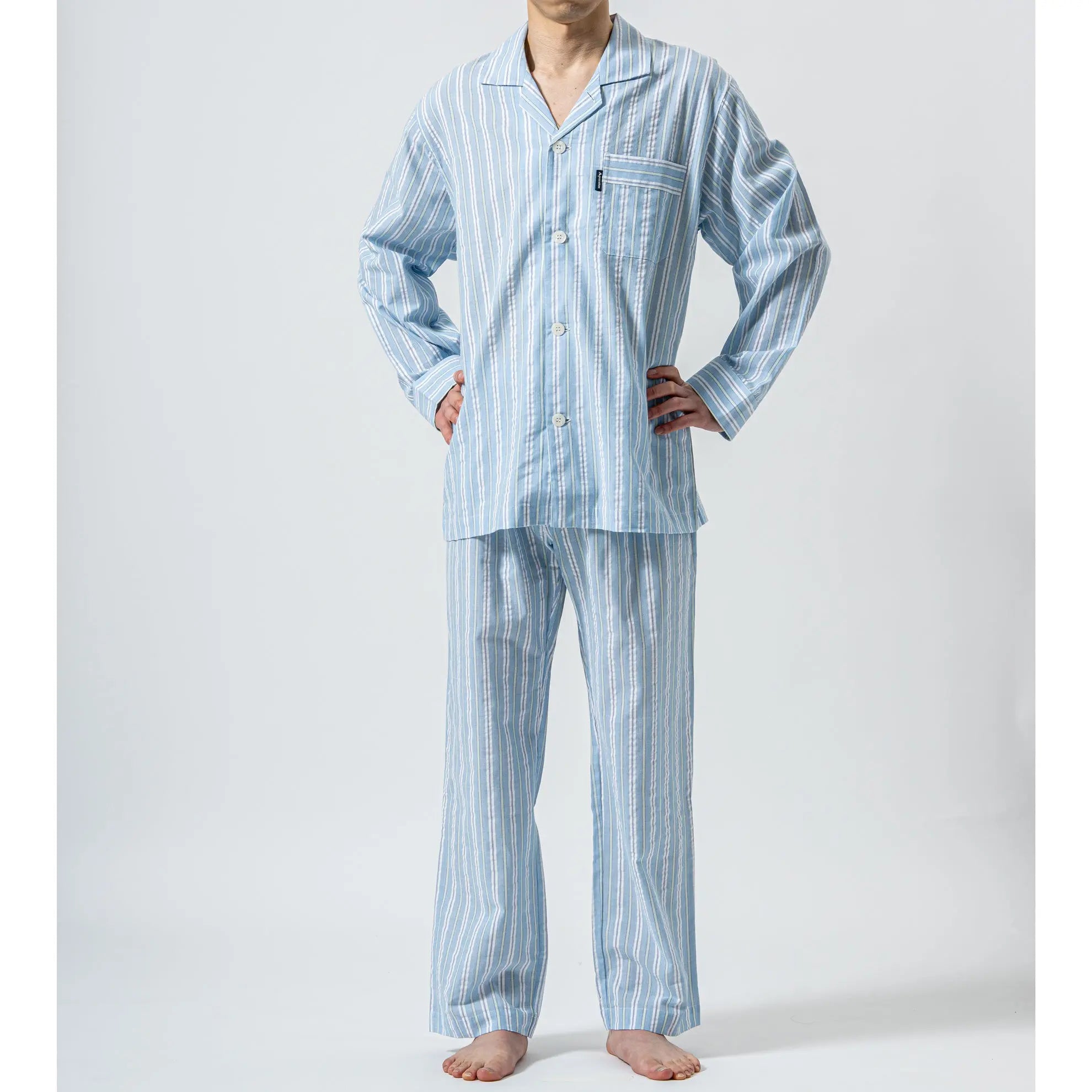 Aquascutum アクアスキュータム パジャマ コンパクトサッカーストライプ - パジャマ RENOWNINX ONLINE SHOP