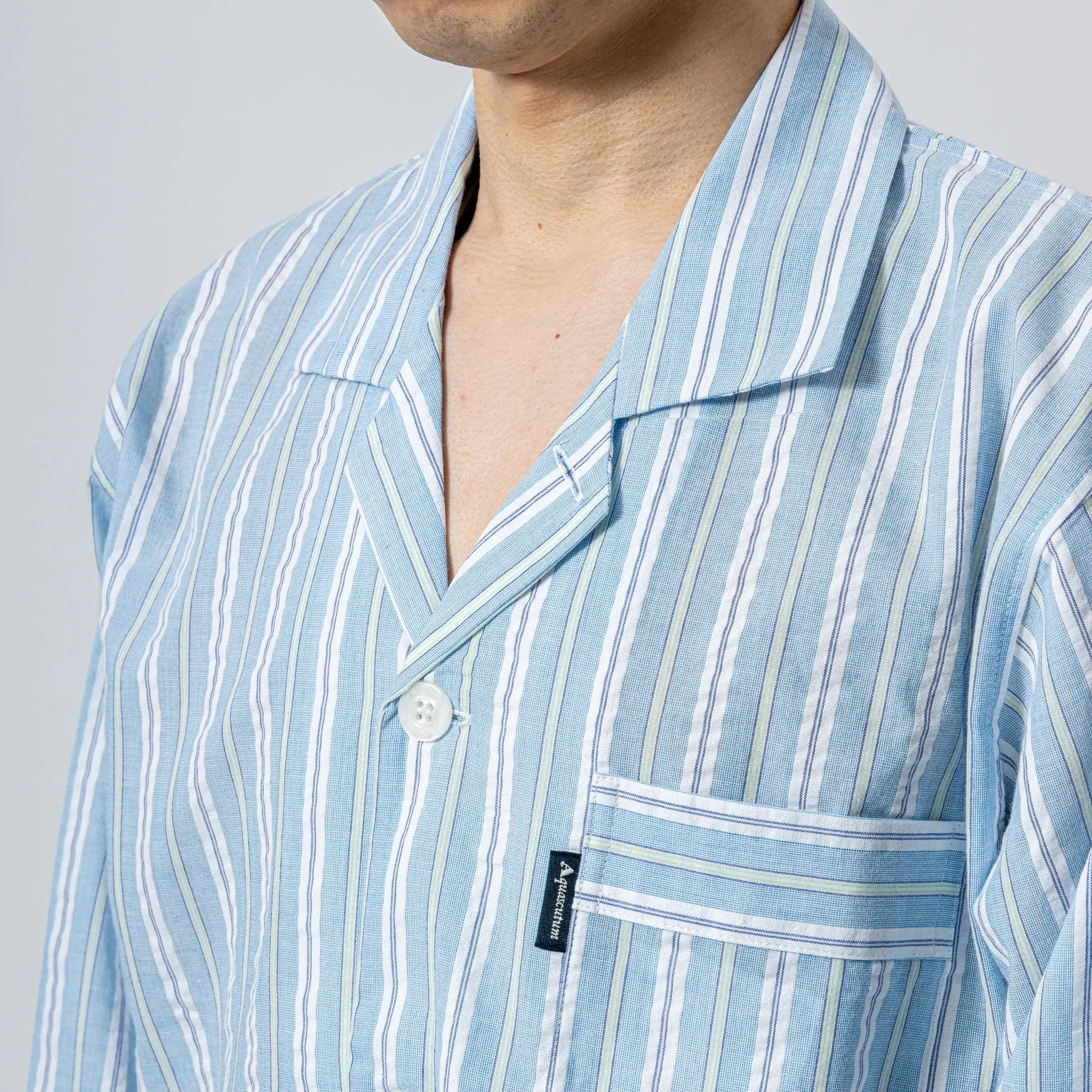 Aquascutum アクアスキュータム パジャマ コンパクトサッカーストライプ - パジャマ RENOWNINX ONLINE SHOP