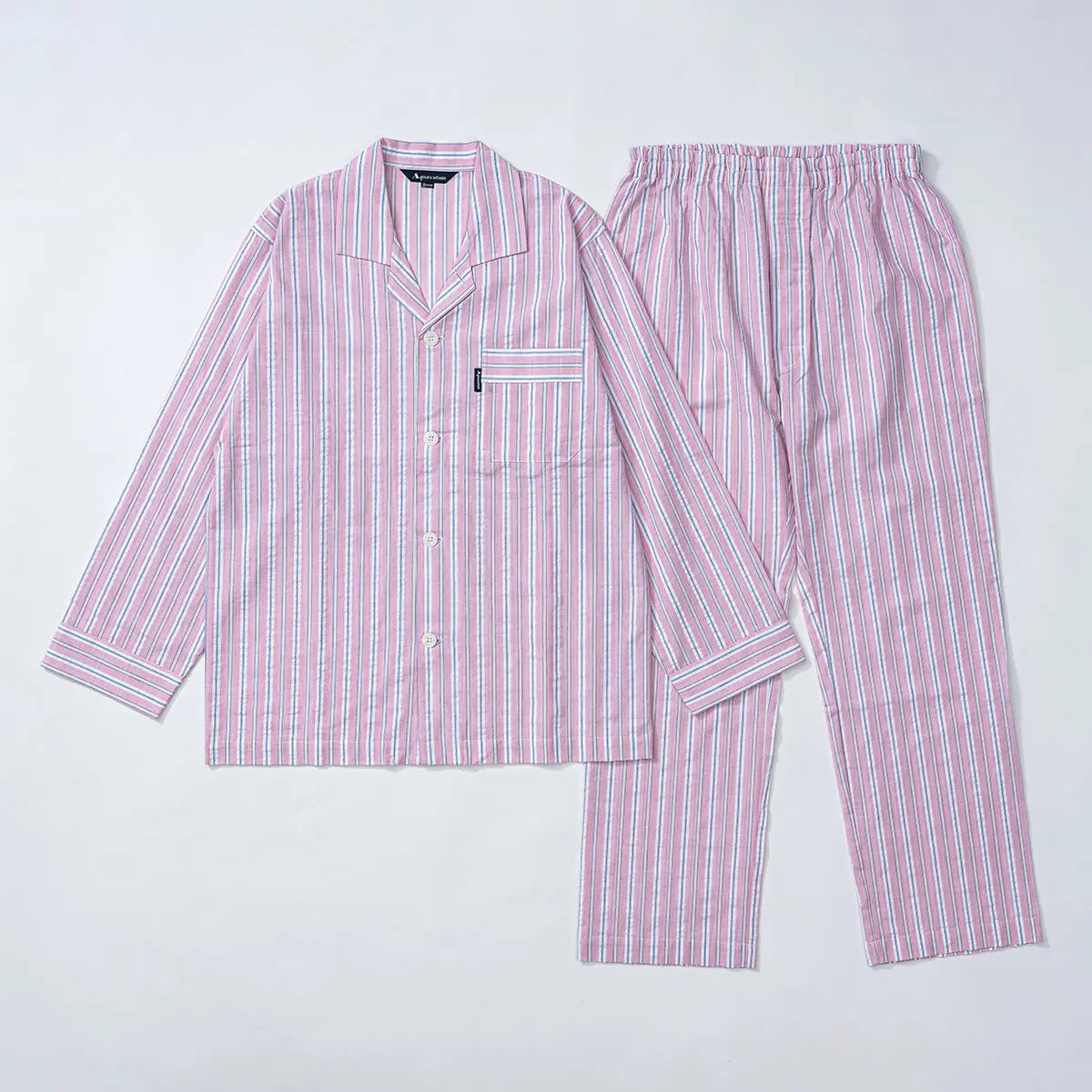 Aquascutum アクアスキュータム パジャマ コンパクトサッカーストライプ - パジャマ Red / L RENOWNINX ONLINE SHOP