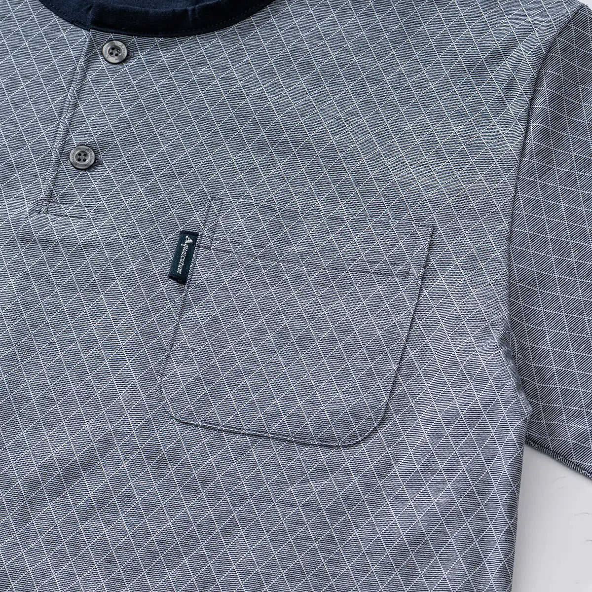 Aquascutum アクアスキュータム パジャマ SJQダイヤ柄ヘンリー - パジャマ RENOWNINX ONLINE SHOP