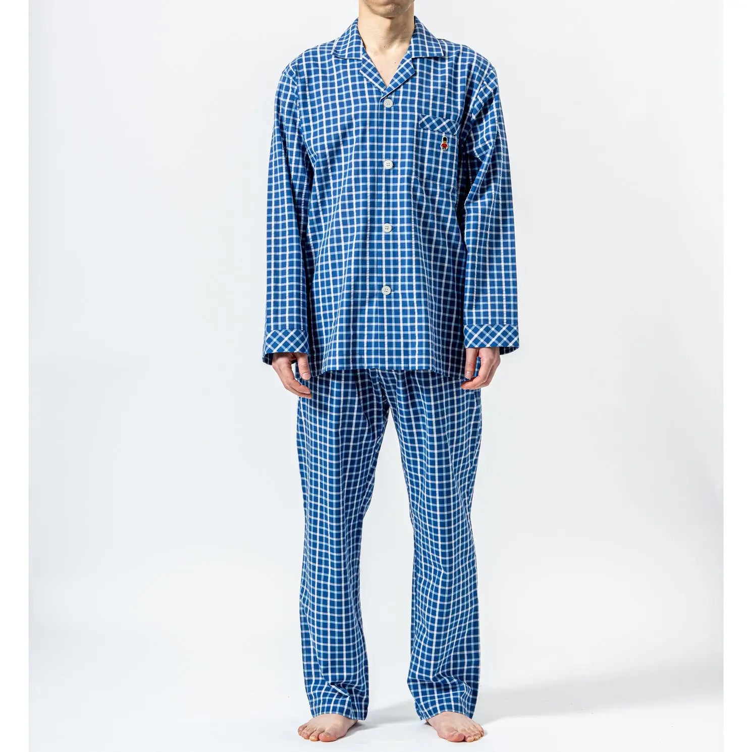 MACKINTOSH PHILOSOPHY マッキントッシュ フィロソフィー パジャマ サッカーチェック - パジャマ Blue / LL RENOWNINX ONLINE SHOP