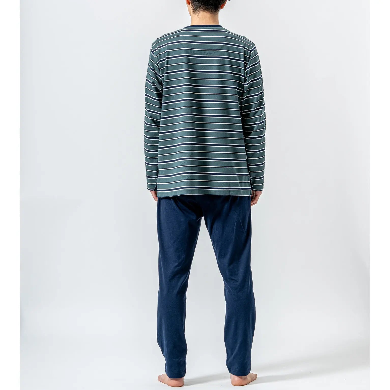 MACKINTOSH PHILOSOPHY マッキントッシュ フィロソフィー パジャマ 40 2天竺ボーダークルー+無地パンツ - パジャマ RENOWNINX ONLINE SHOP