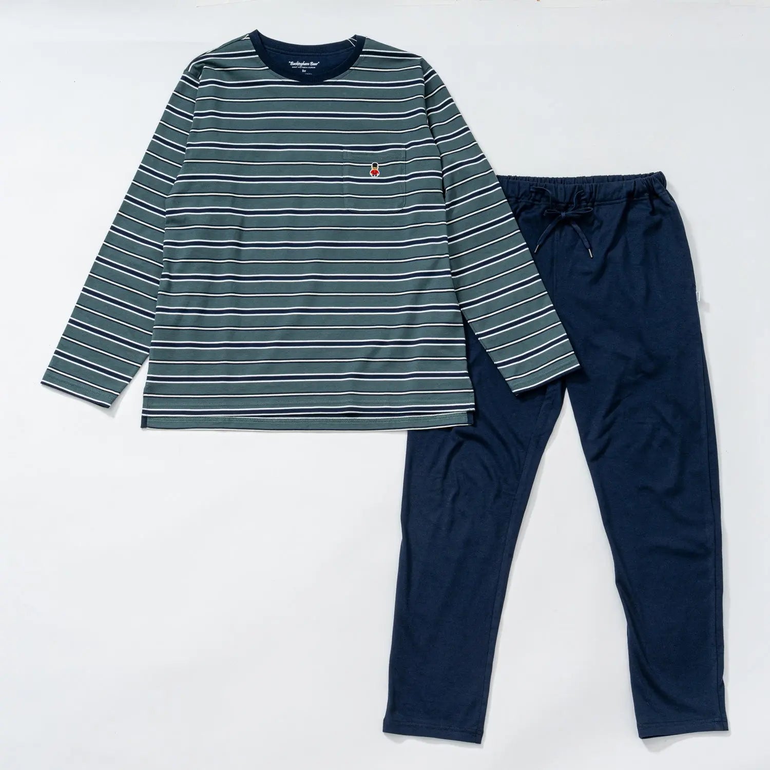 MACKINTOSH PHILOSOPHY マッキントッシュ フィロソフィー パジャマ 40 2天竺ボーダークルー+無地パンツ - パジャマ RENOWNINX ONLINE SHOP