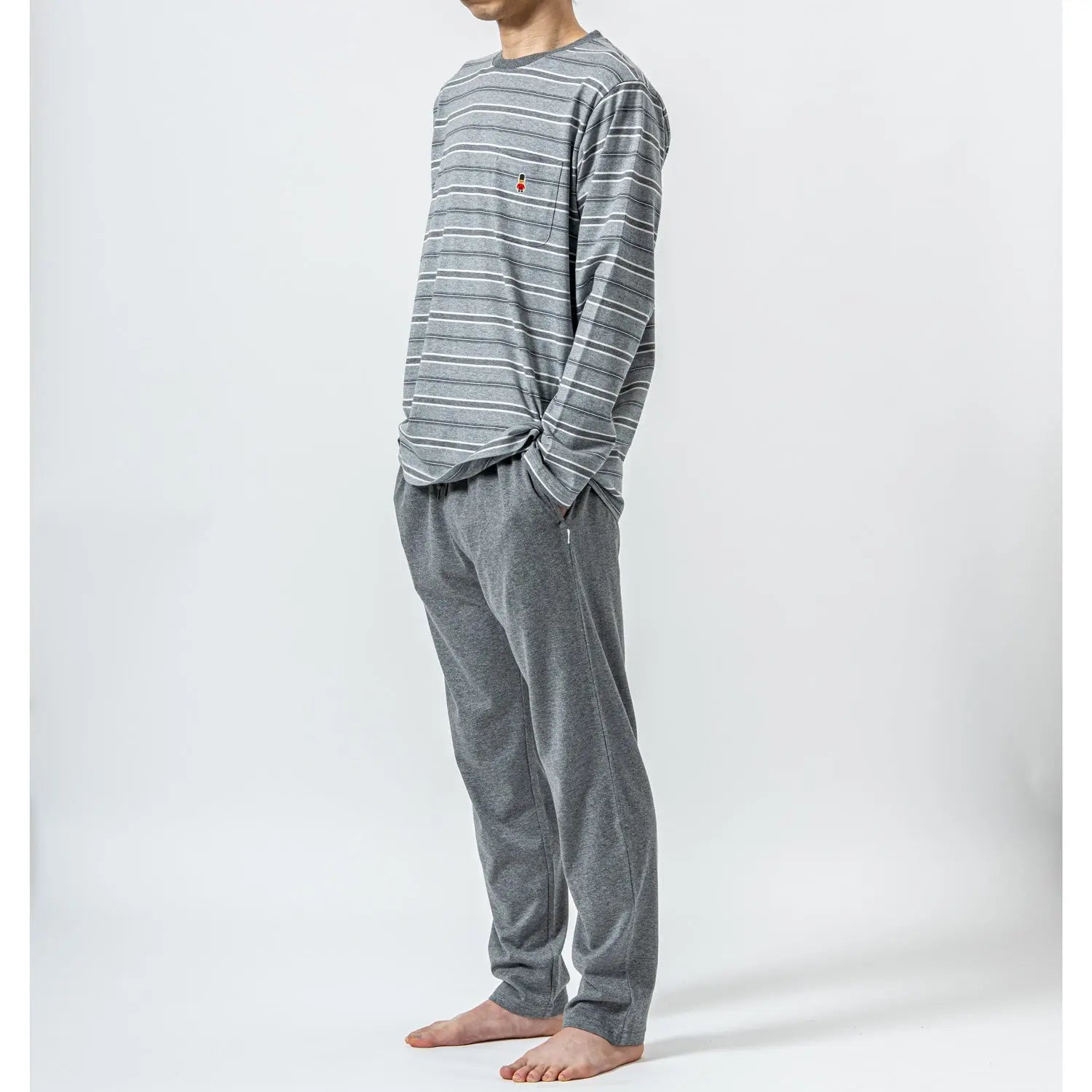 MACKINTOSH PHILOSOPHY マッキントッシュ フィロソフィー パジャマ 40 2天竺ボーダークルー+無地パンツ - パジャマ RENOWNINX ONLINE SHOP