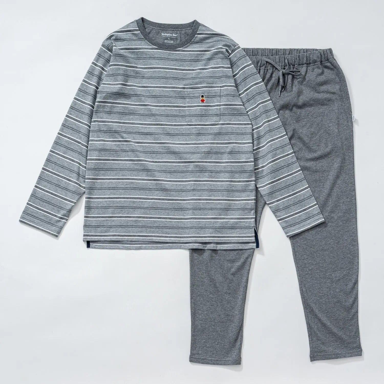 MACKINTOSH PHILOSOPHY マッキントッシュ フィロソフィー パジャマ 40 2天竺ボーダークルー+無地パンツ - パジャマ RENOWNINX ONLINE SHOP