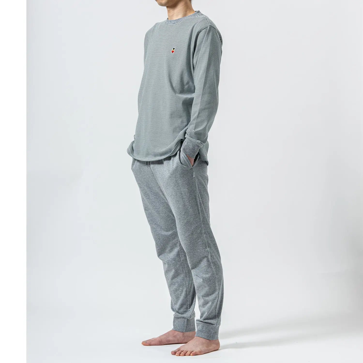 MACKINTOSH PHILOSOPHY マッキントッシュ フィロソフィー パジャマ 40 2天竺細ボーダークルー+無地パンツ - パジャマ RENOWNINX ONLINE SHOP