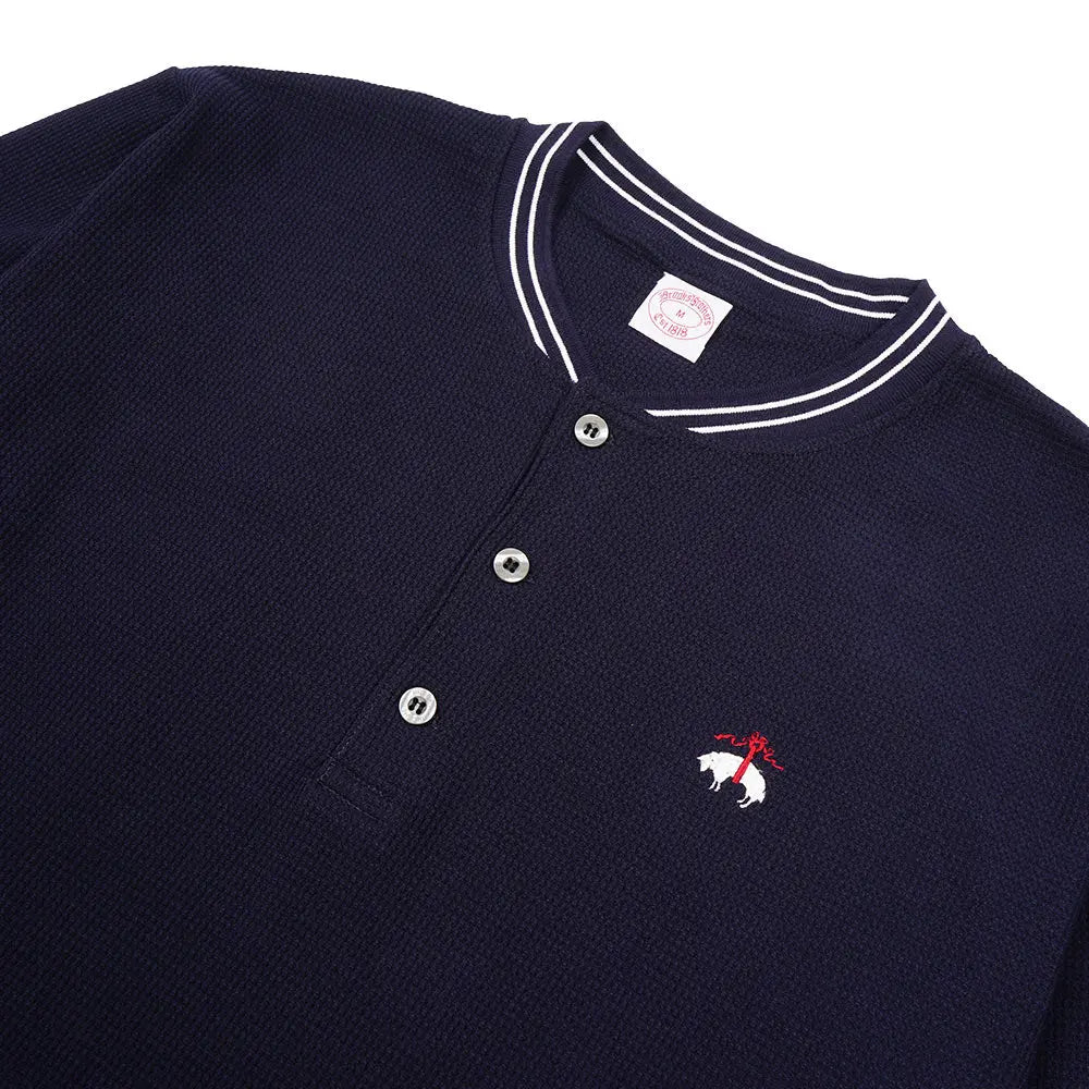 Brooks Brothers ブルックス ブラザーズ DRY-Xストレッチワッフル無地ヘンリー - ルームウェア RENOWNINX ONLINE SHOP