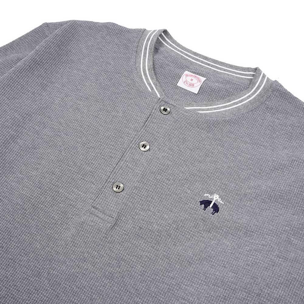 Brooks Brothers ブルックス ブラザーズ DRY-Xストレッチワッフル無地ヘンリー - ルームウェア RENOWNINX ONLINE SHOP