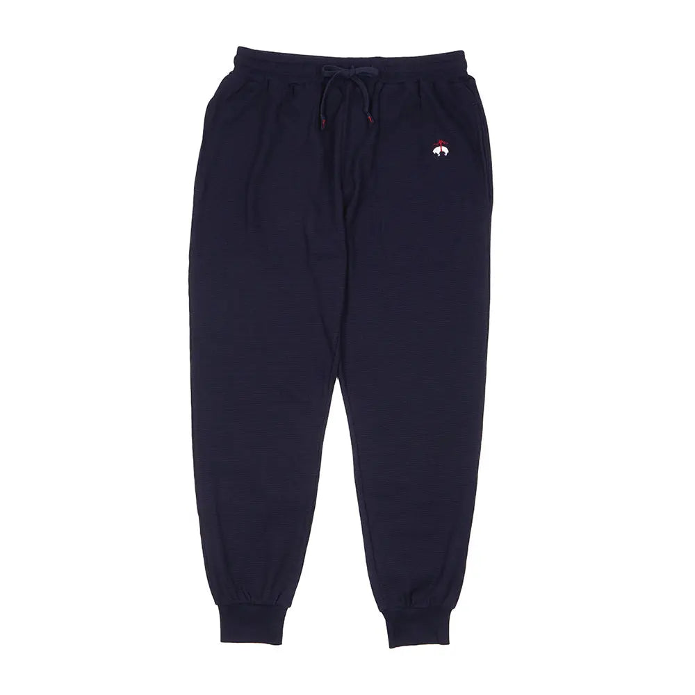Brooks Brothers ブルックス ブラザーズ DRY-Xストレッチワッフル無地イージーパンツ リブ付き - ルームウェア Navy / L RENOWNINX ONLINE SHOP