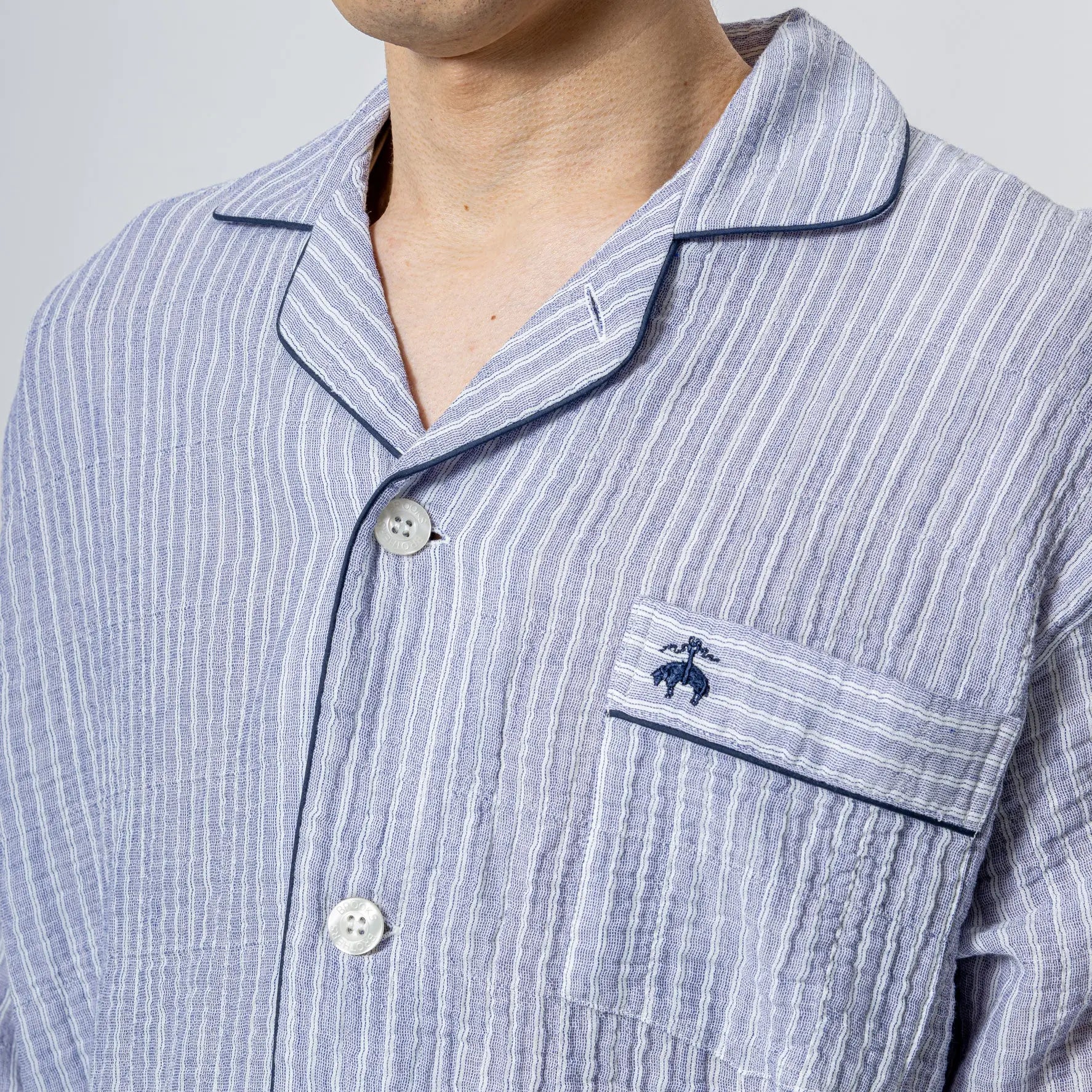 Brooks Brothers ブルックス ブラザーズ パジャマ Wガーゼストライプ - パジャマ RENOWNINX ONLINE SHOP