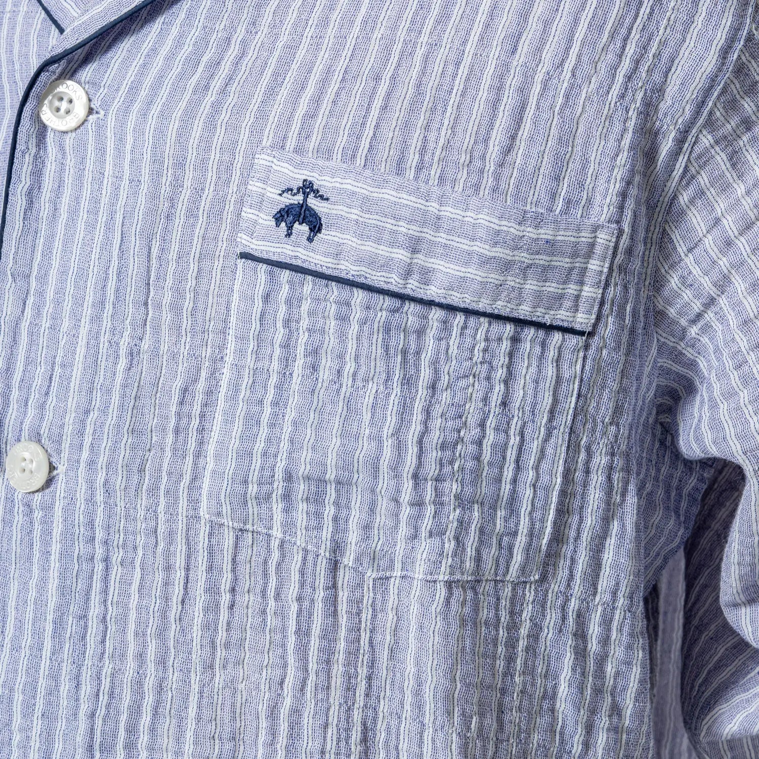 Brooks Brothers ブルックス ブラザーズ パジャマ Wガーゼストライプ - パジャマ RENOWNINX ONLINE SHOP