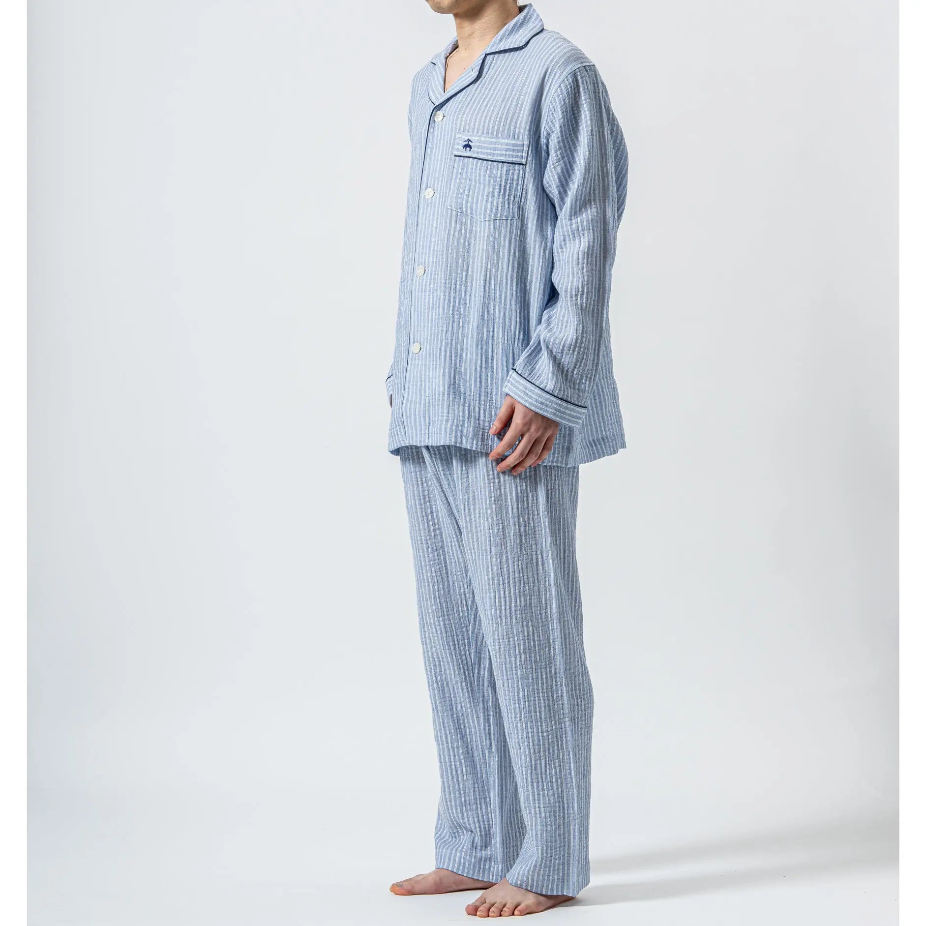 Brooks Brothers ブルックス ブラザーズ パジャマ Wガーゼストライプ - パジャマ RENOWNINX ONLINE SHOP