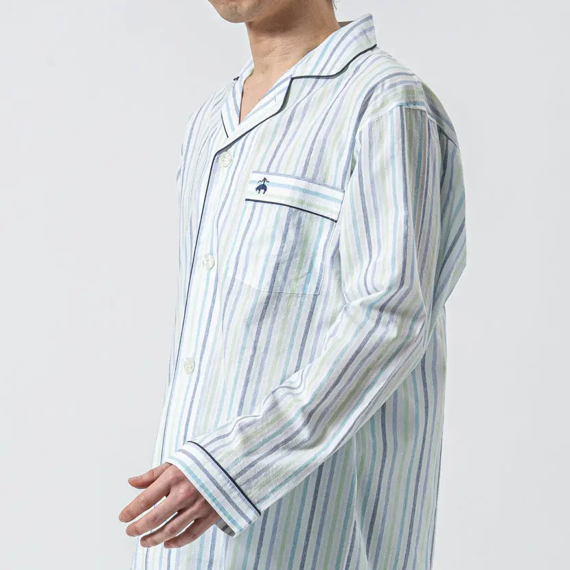 Brooks Brothers ブルックス ブラザーズ パジャマ 水彩画風サッカーストライプ - パジャマ RENOWNINX ONLINE SHOP
