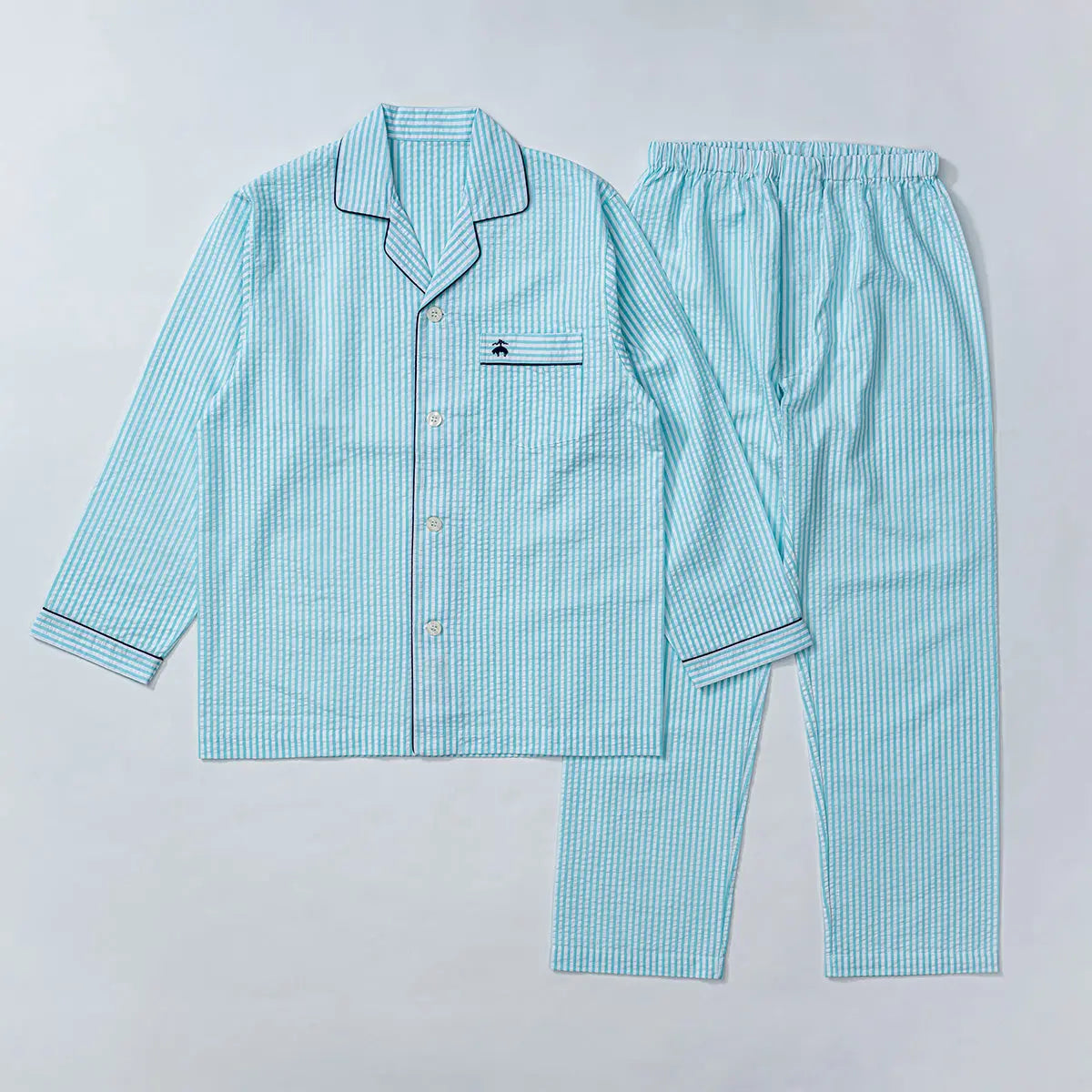 Brooks Brothers ブルックス ブラザーズ パジャマ サッカーロンドンストライプ - パジャマ Sax / L RENOWNINX ONLINE SHOP