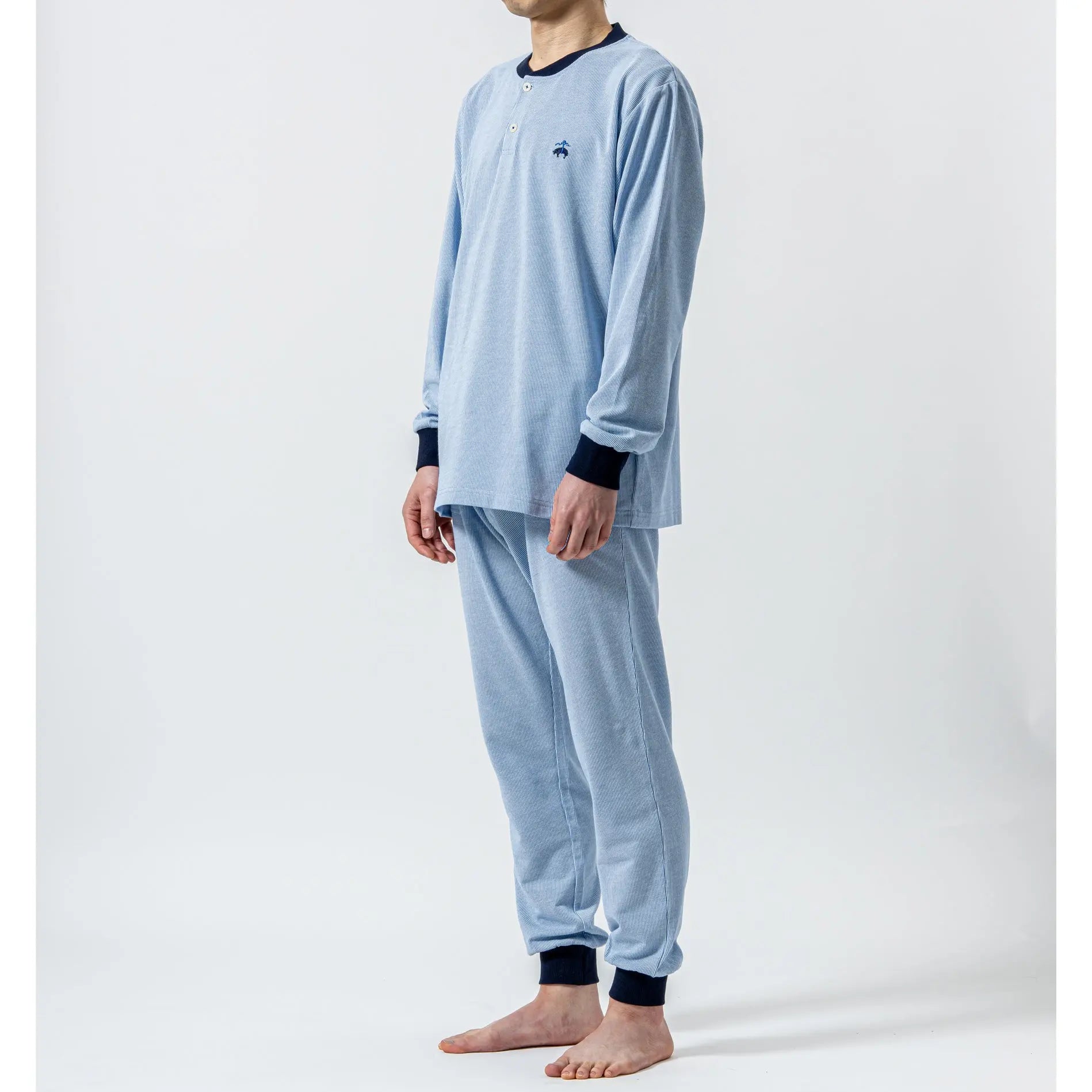 Brooks Brothers ブルックス ブラザーズ パジャマ AIR DRYニットコードレーンヘンリー - パジャマ RENOWNINX ONLINE SHOP