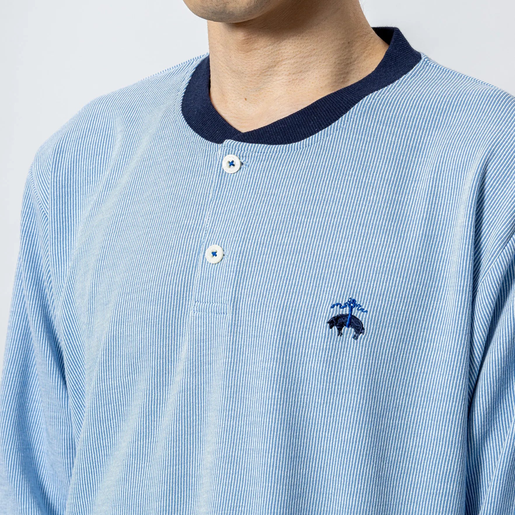 Brooks Brothers ブルックス ブラザーズ パジャマ AIR DRYニットコードレーンヘンリー - パジャマ RENOWNINX ONLINE SHOP