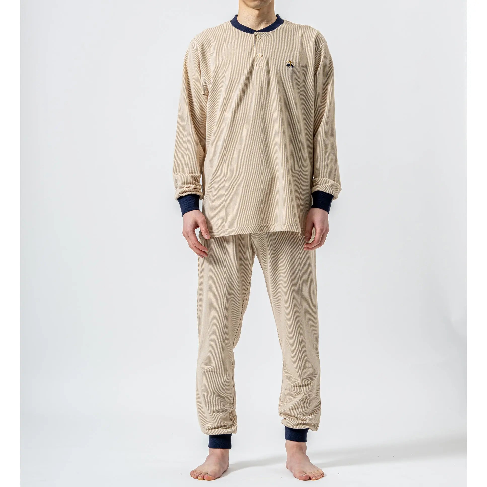 Brooks Brothers ブルックス ブラザーズ パジャマ AIR DRYニットコードレーンヘンリー - パジャマ Brown / L RENOWNINX ONLINE SHOP
