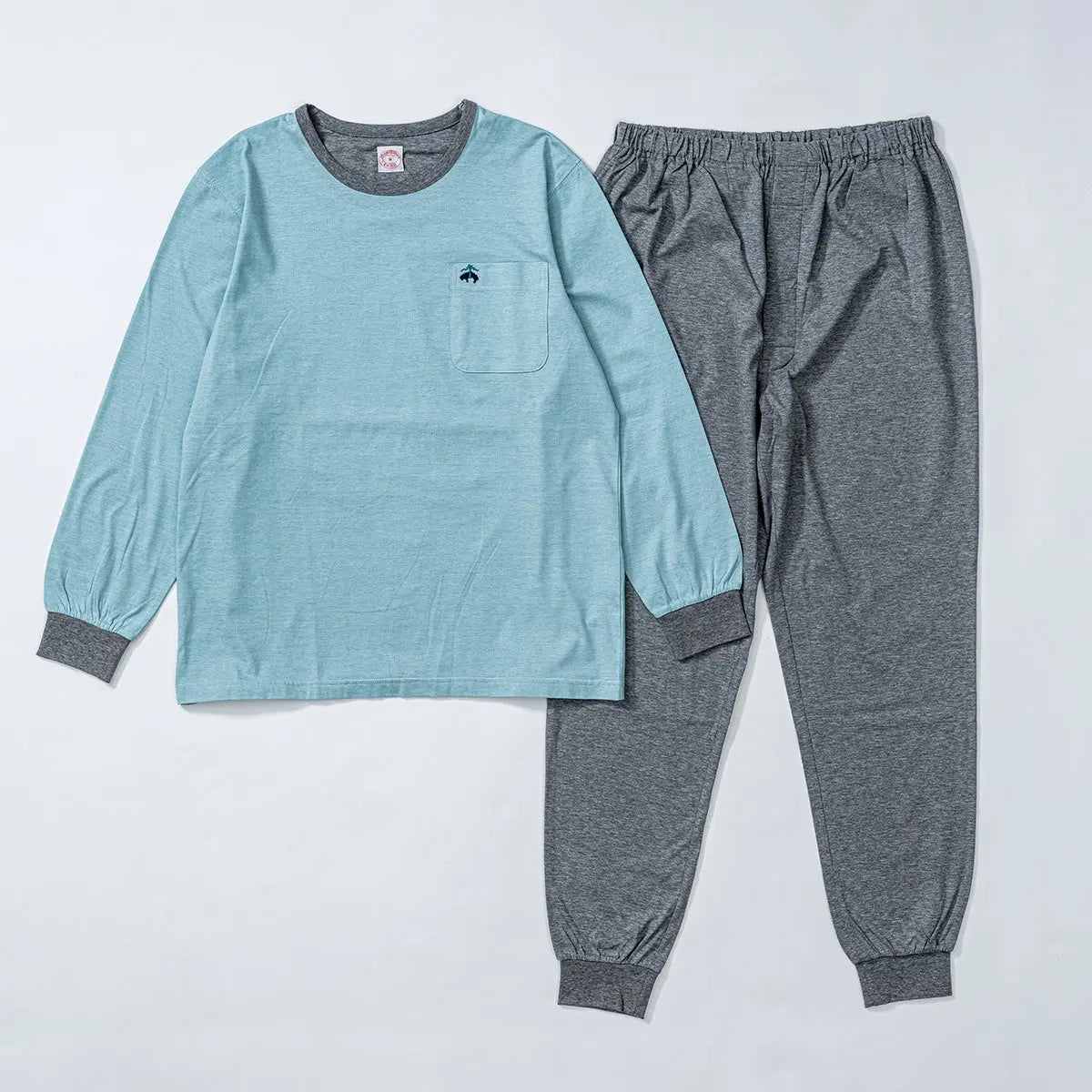 Brooks Brothers ブルックス ブラザーズ パジャマ 32SZシルケット天竺極細ボーダークルー - パジャマ Light Green / L RENOWNINX ONLINE SHOP