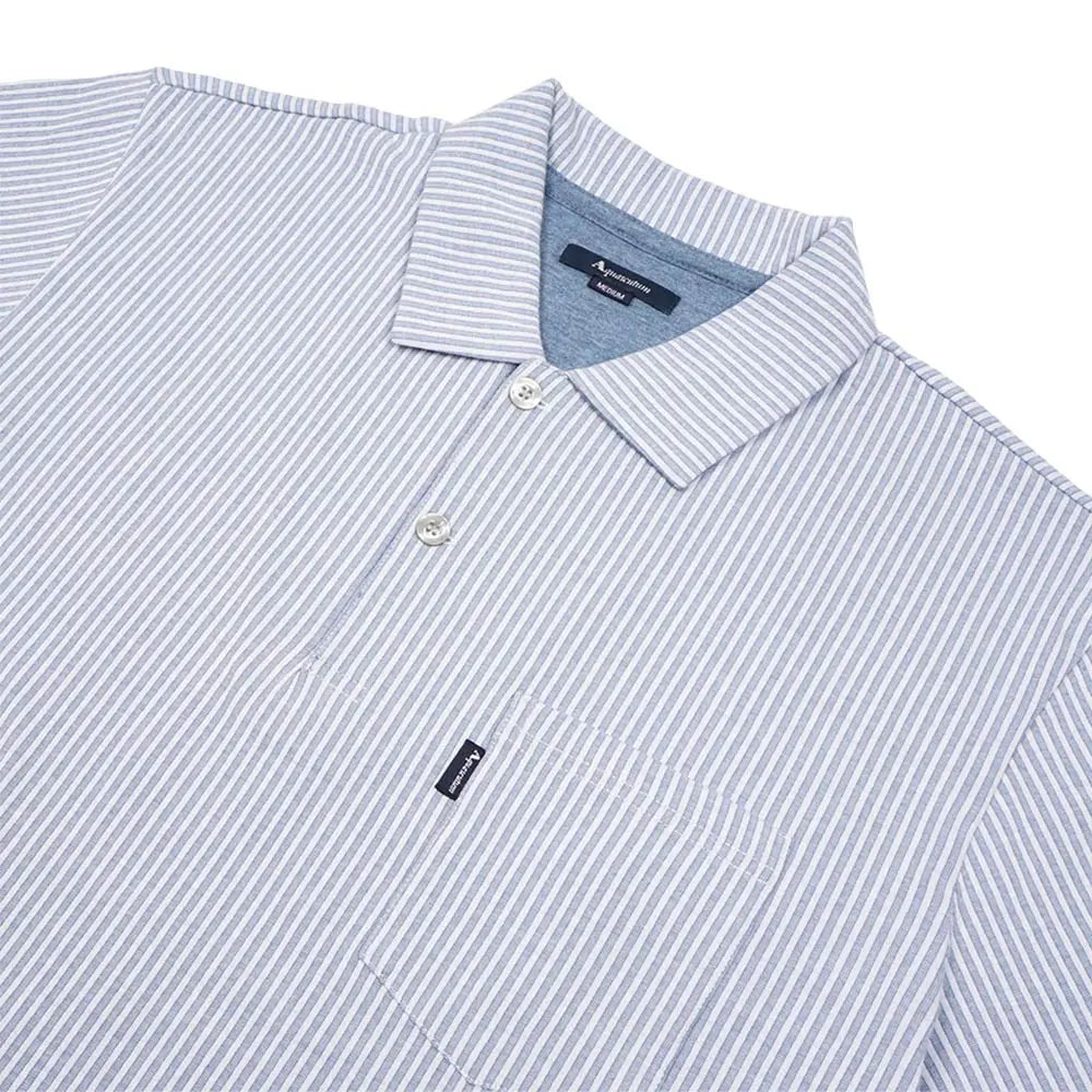 Aquascutum アクアスキュータム 綿ニットサッカーストライプ 衿付き - ルームウェア RENOWNINX ONLINE SHOP