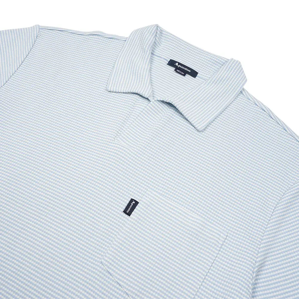 Aquascutum アクアスキュータム 変形ワッフル無地&ボーダー 衿付き - ルームウェア RENOWNINX ONLINE SHOP