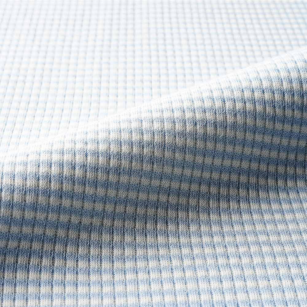 Aquascutum アクアスキュータム 変形ワッフル無地&ボーダー 衿付き - ルームウェア RENOWNINX ONLINE SHOP