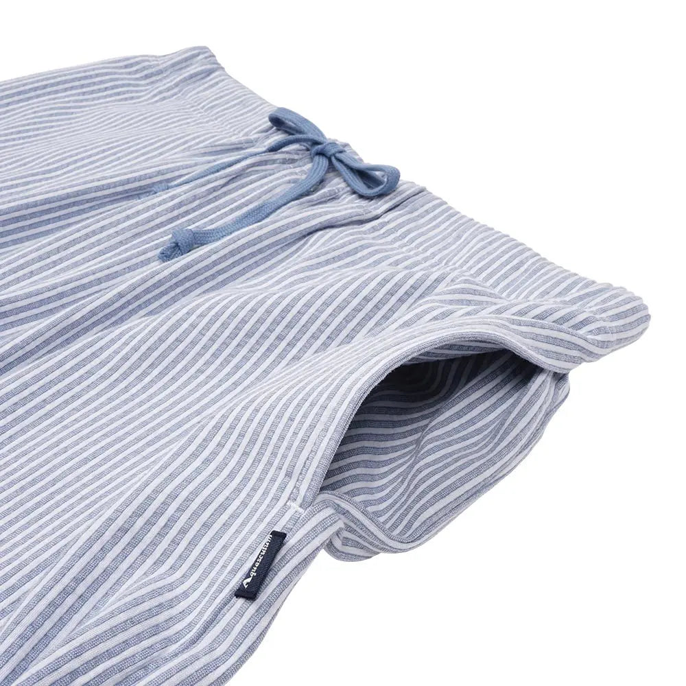 Aquascutum アクアスキュータム 綿ニットサッカーストライプ&無地ハーフパンツ - ルームウェア RENOWNINX ONLINE SHOP