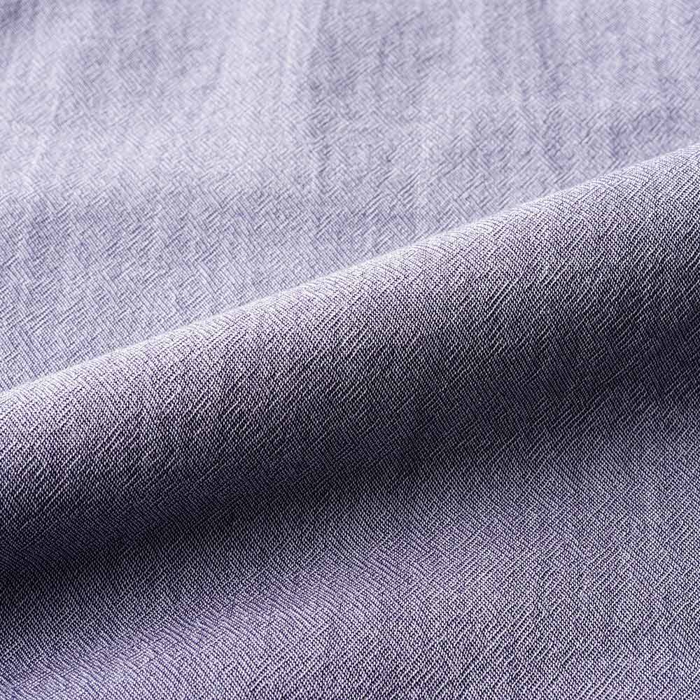 Aquascutum アクアスキュータム パジャマ クレープボーダー+シャンブレー 6分袖7分パンツ 衿なし - パジャマ RENOWNINX ONLINE SHOP