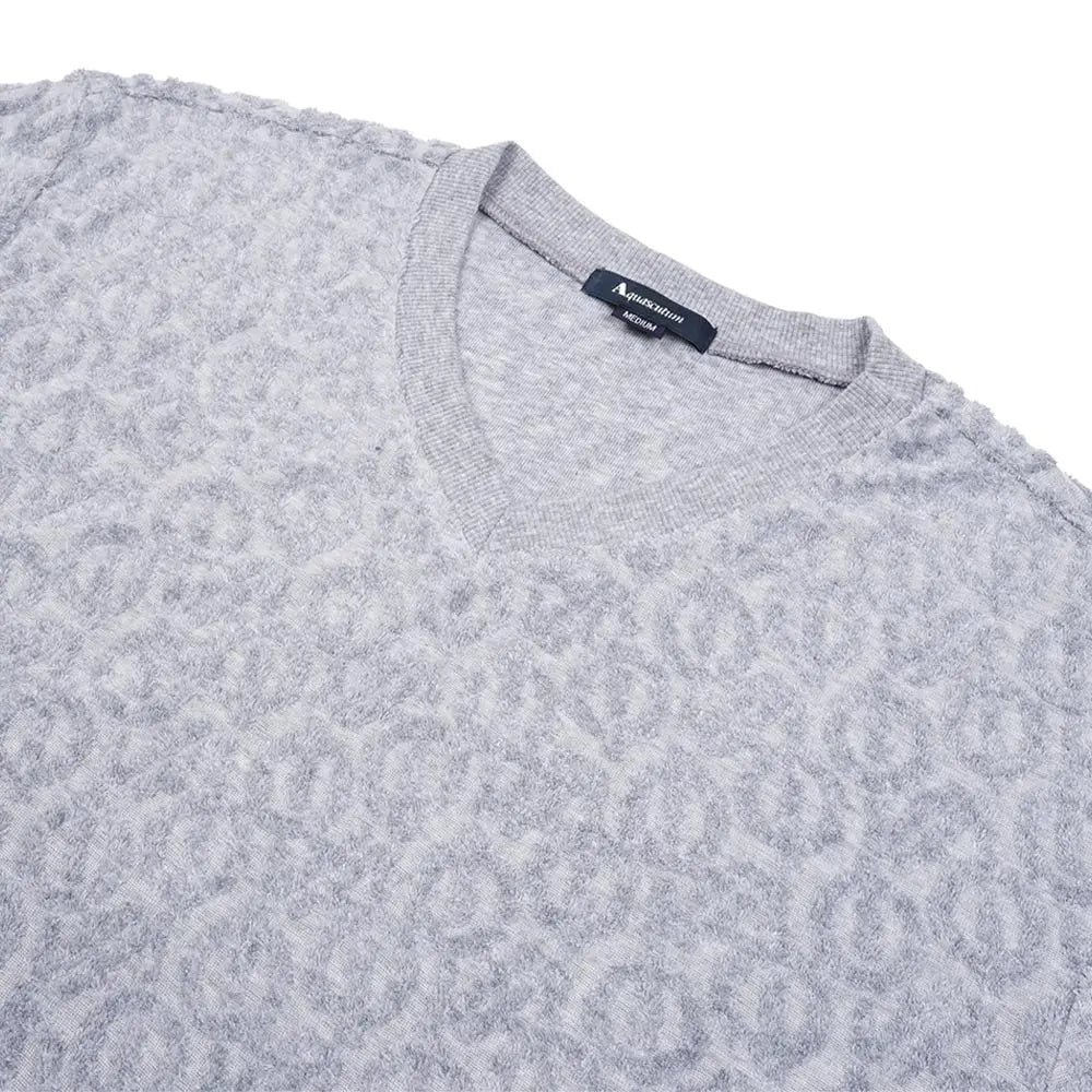 Aquascutum アクアスキュータム パイル杢ジャカードAQ VネックTシャツ - ルームウェア RENOWNINX ONLINE SHOP